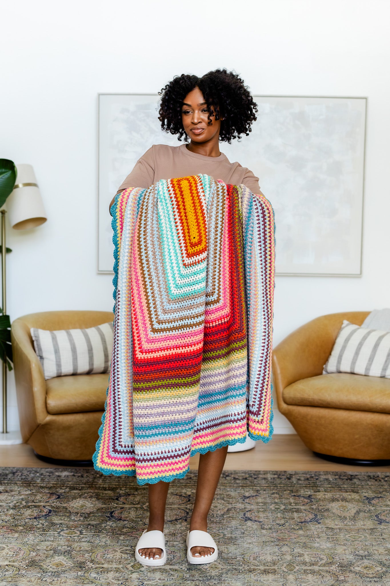 Niko Throw Blanket // Crochet PDF Pattern