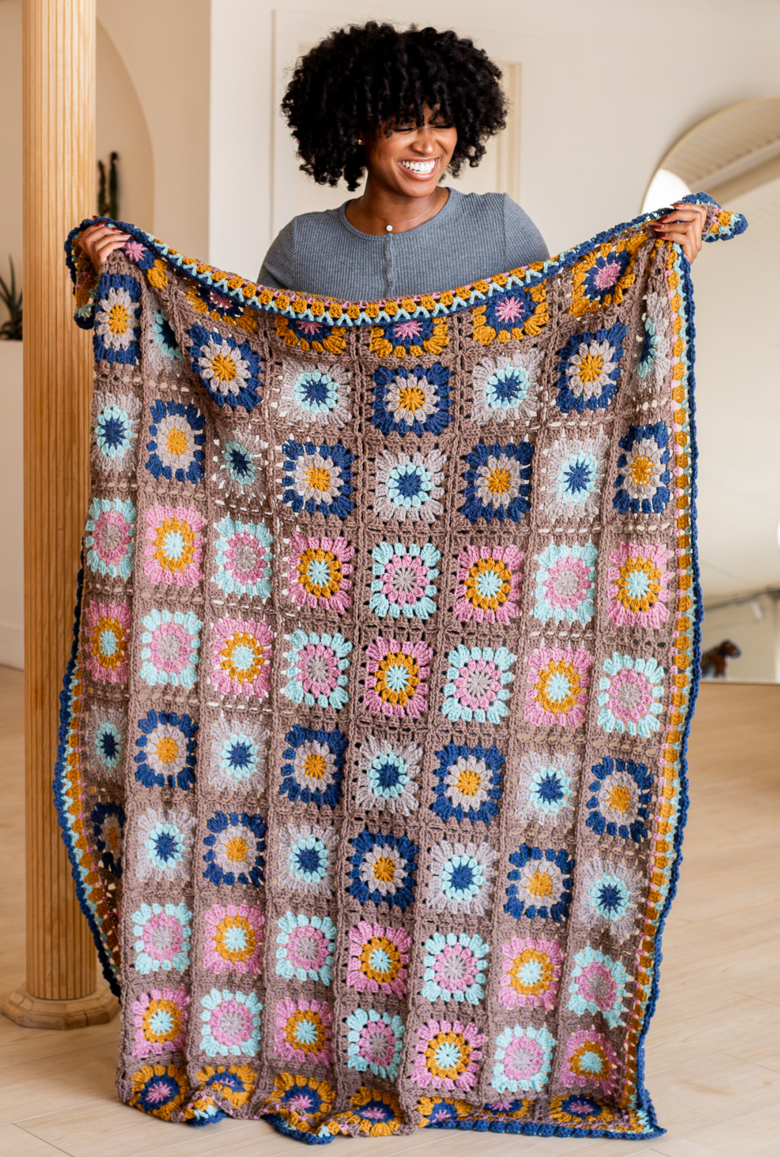 Woodstock Granny Blanket // Crochet PDF Pattern