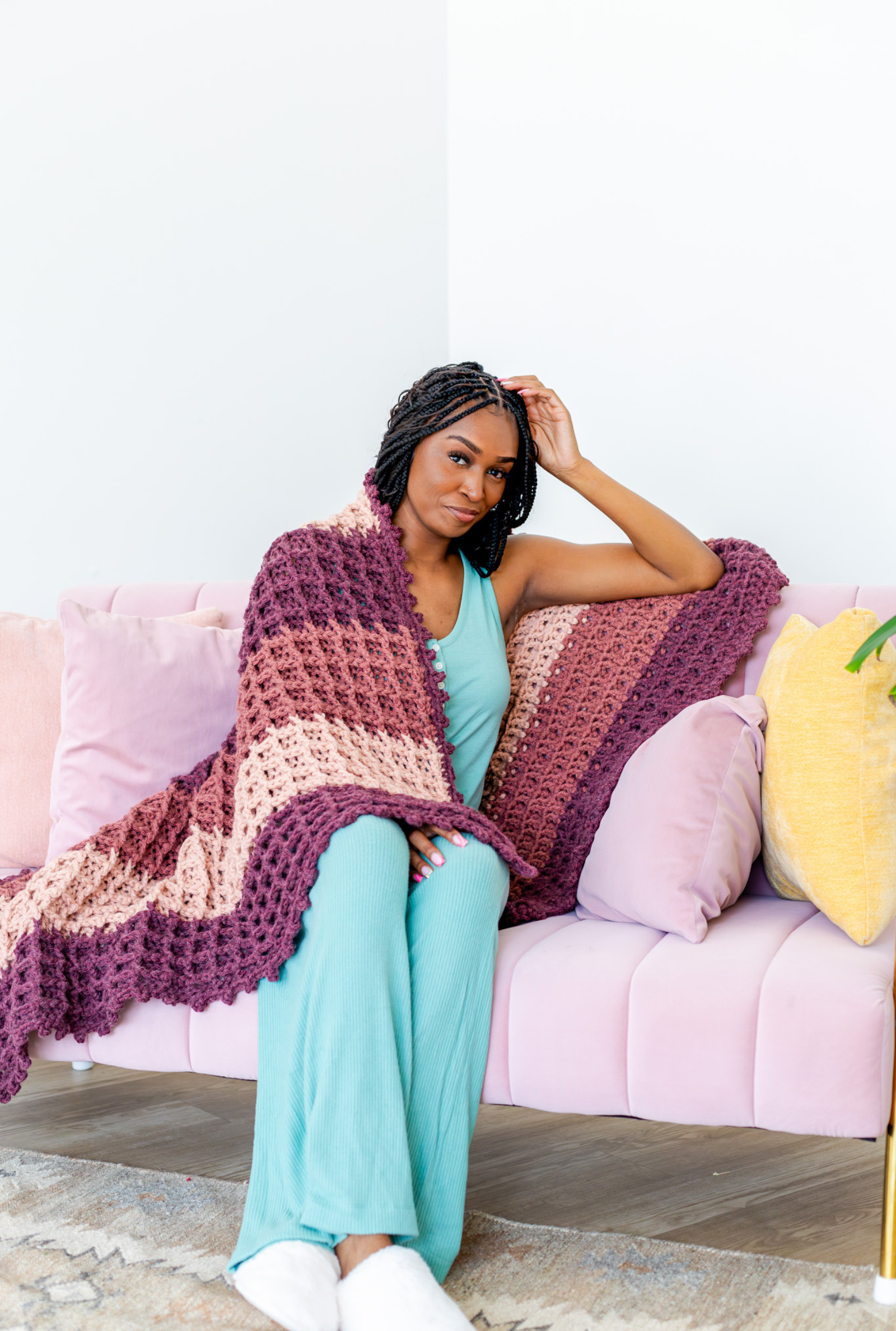 Molly Waffle Blanket // Crochet PDF Pattern