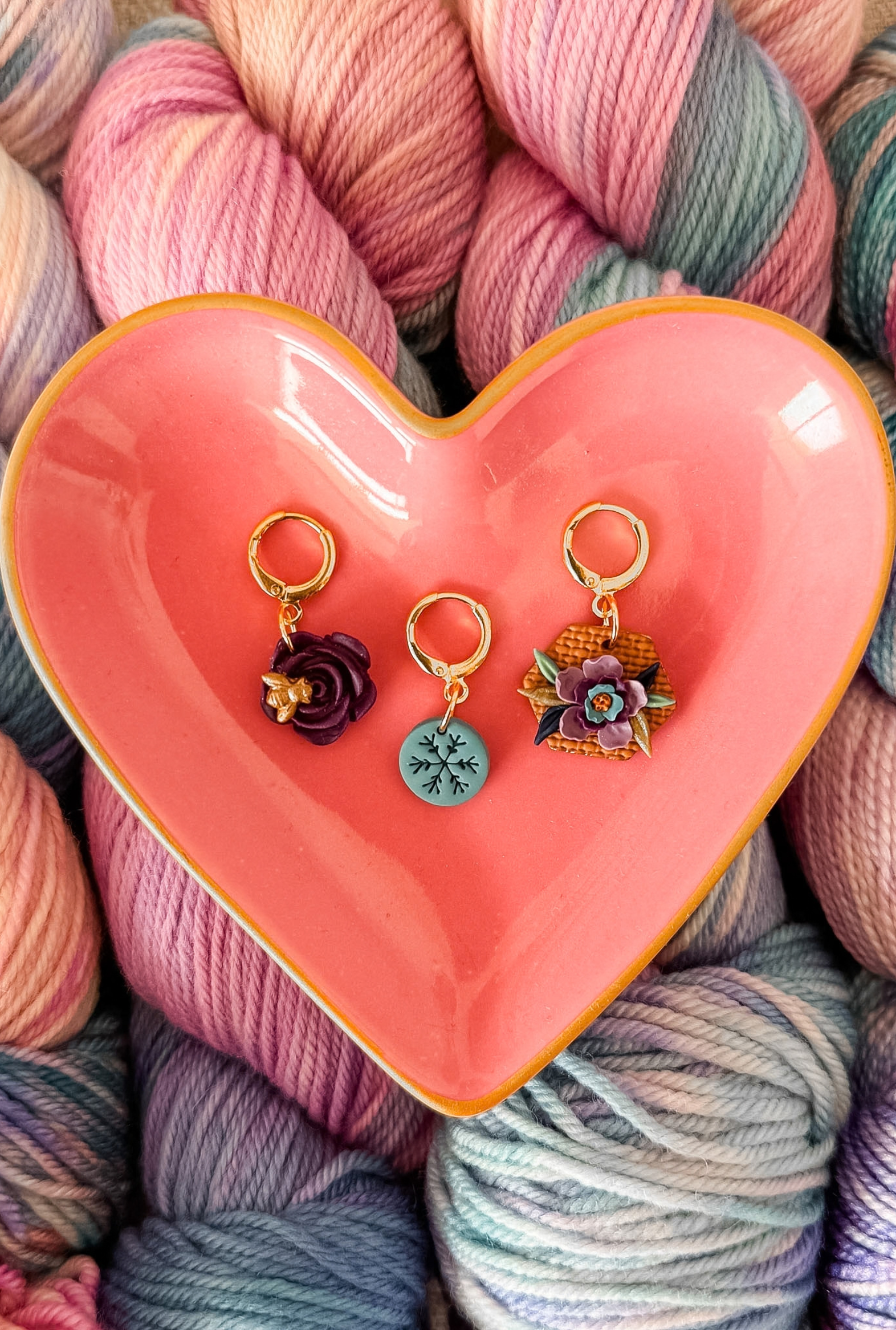 Bee Still Stitch Markers