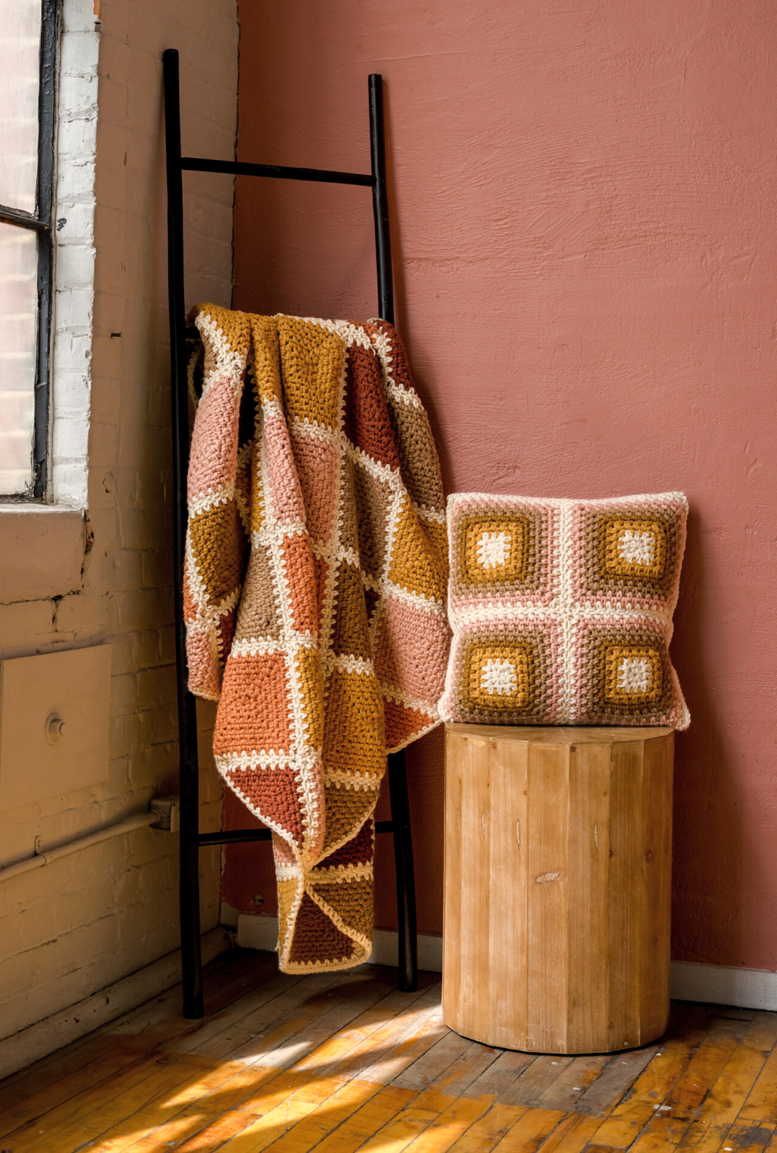 Matilda Afghan + Pillow // Crochet PDF Pattern