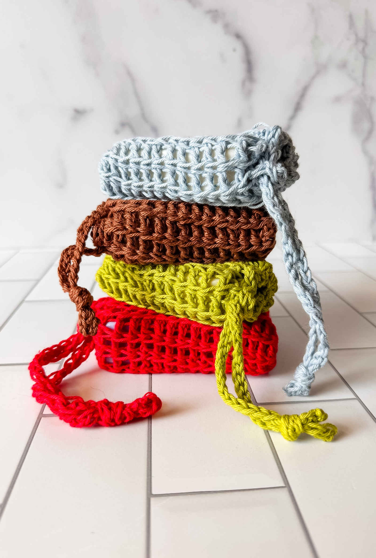 Tunisian & Easy Peasy Soap Savers // Crochet PDF Pattern