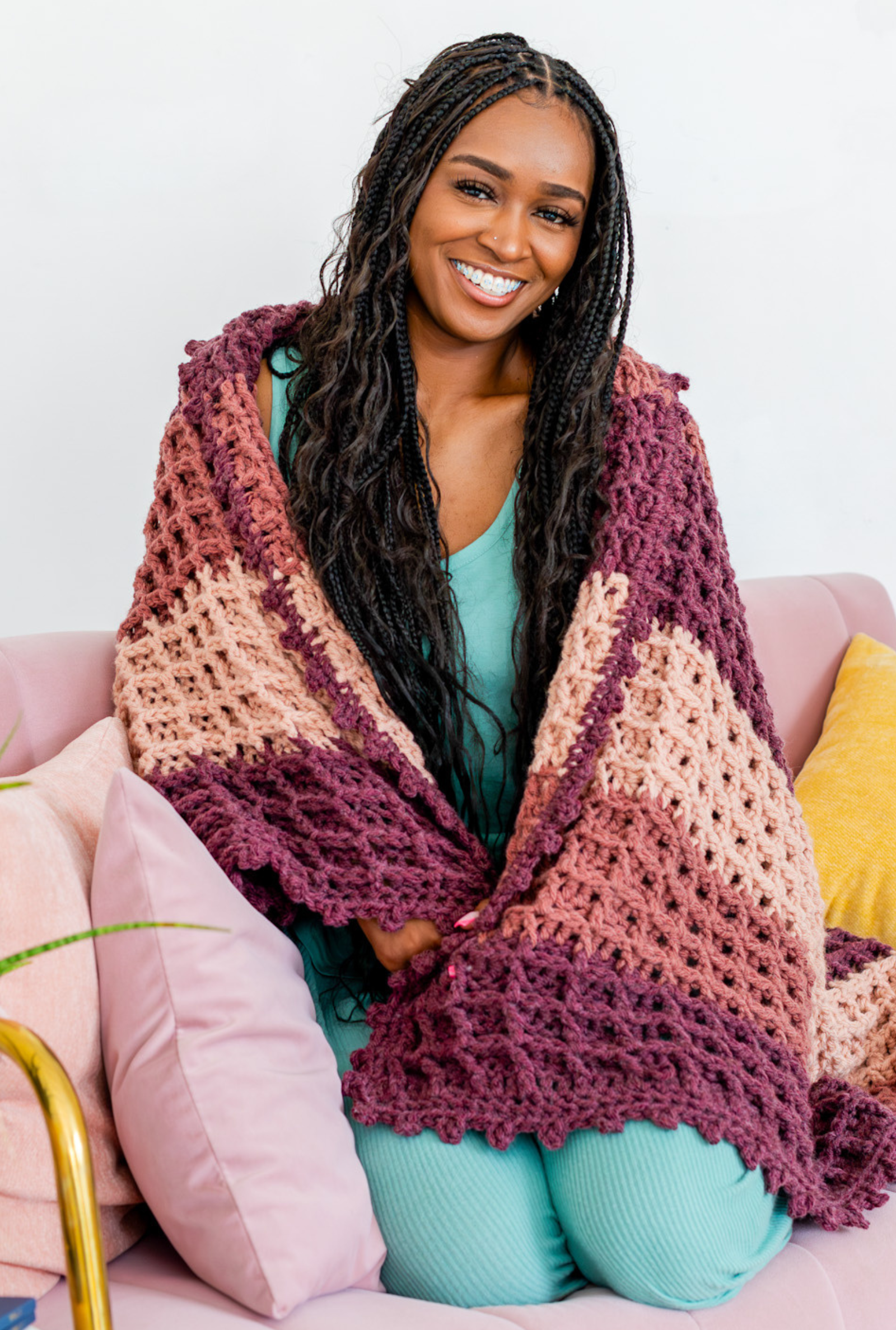 Molly Waffle Blanket // Crochet PDF Pattern