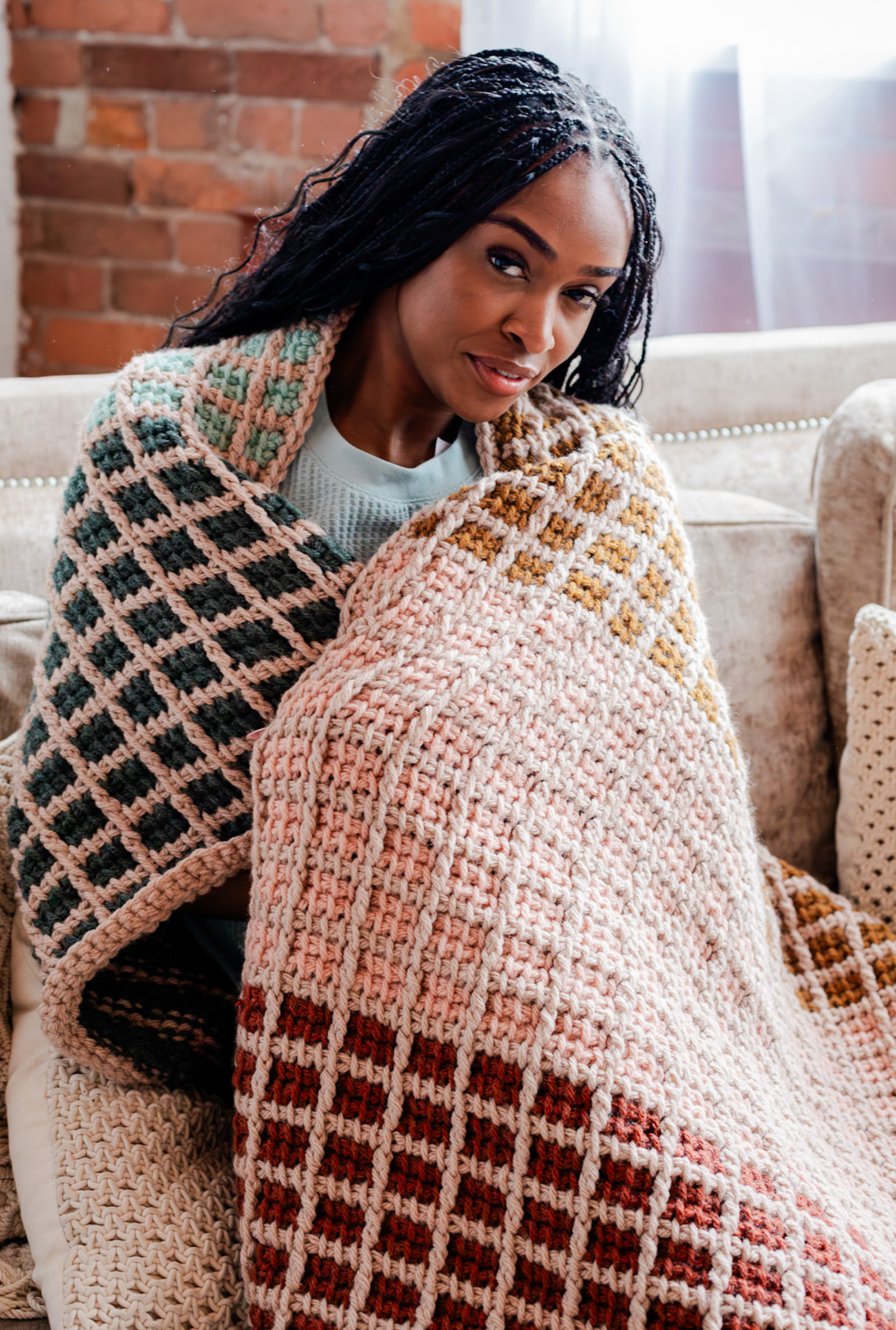 Joyful Afghan // Crochet PDF Pattern