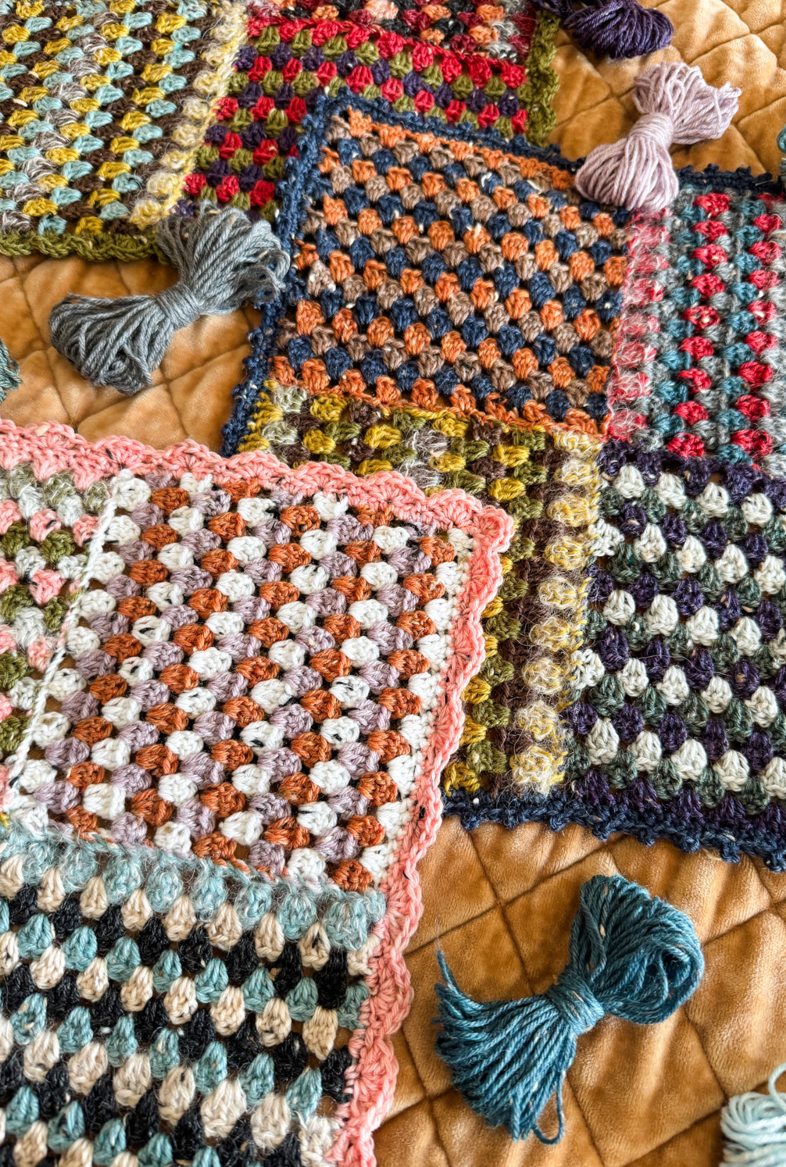 Four Square Granny Blanket // Crochet PDF Pattern