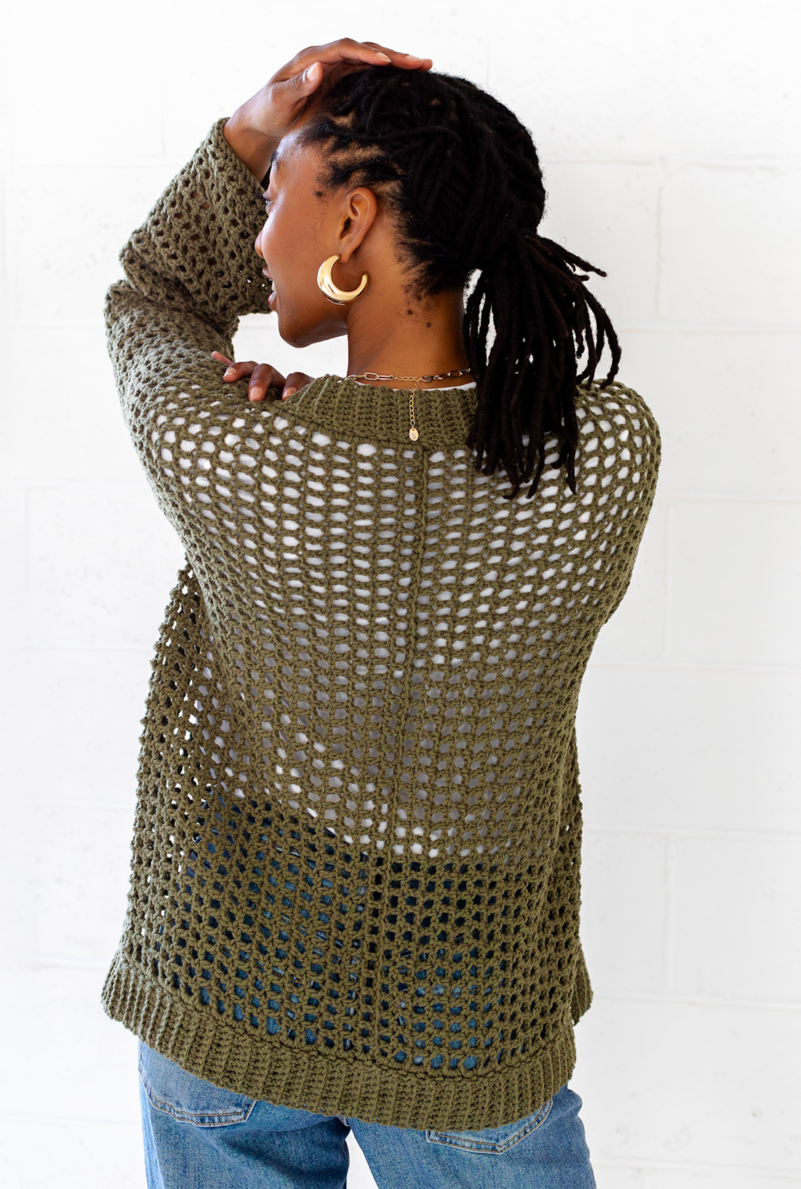 Issa Mesh Cardigan // Crochet PDF Pattern