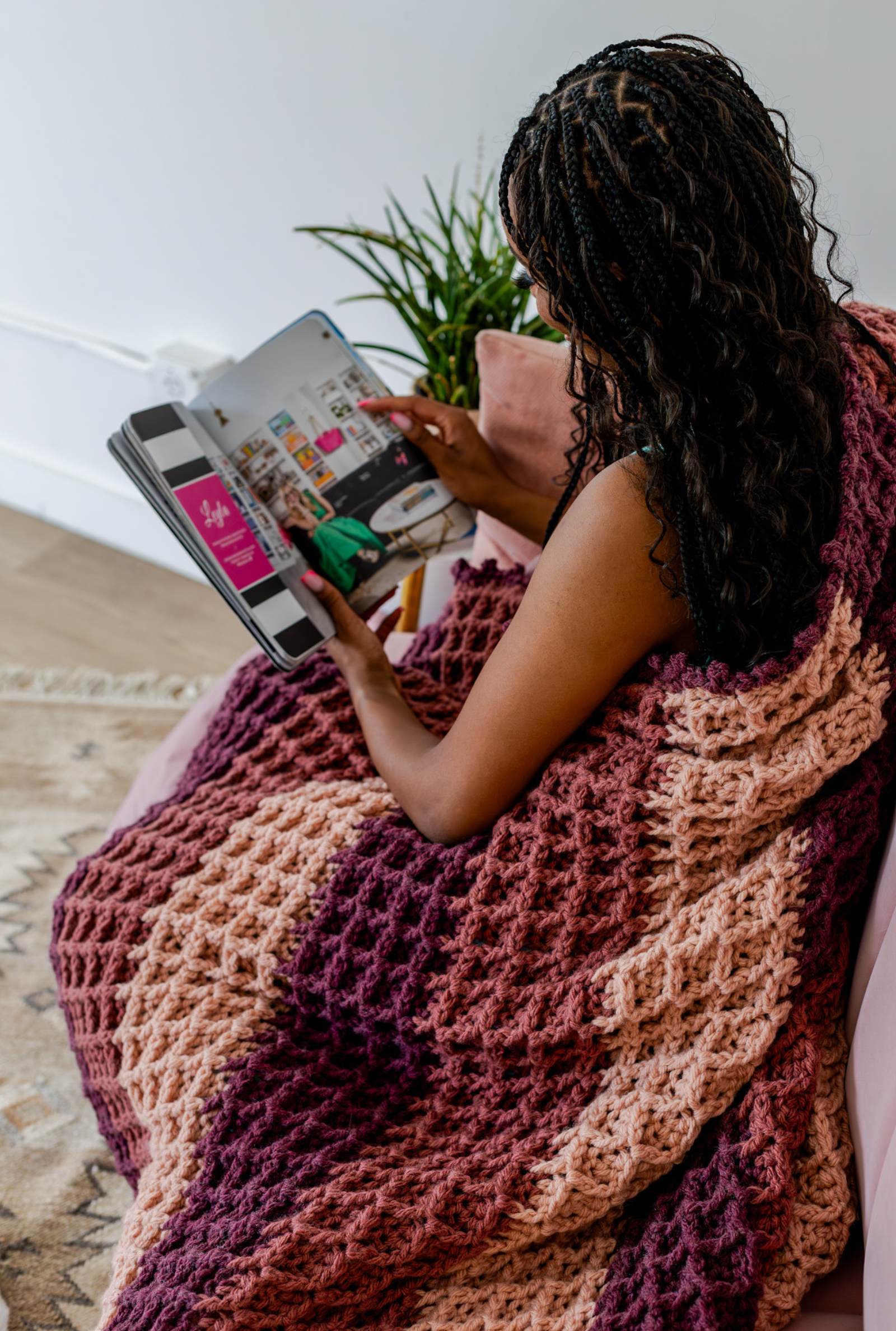 Molly Waffle Blanket // Crochet PDF Pattern