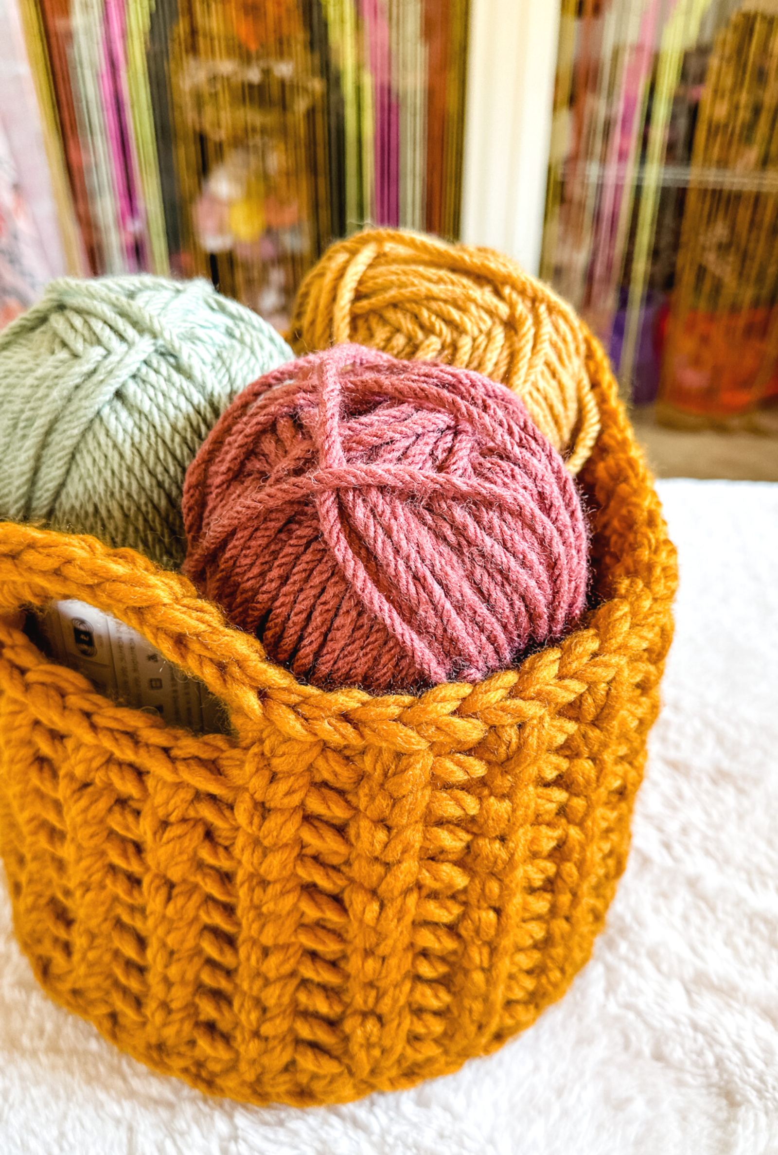 Starlight Basket Crochet PDF Pattern TL Yarn Crafts