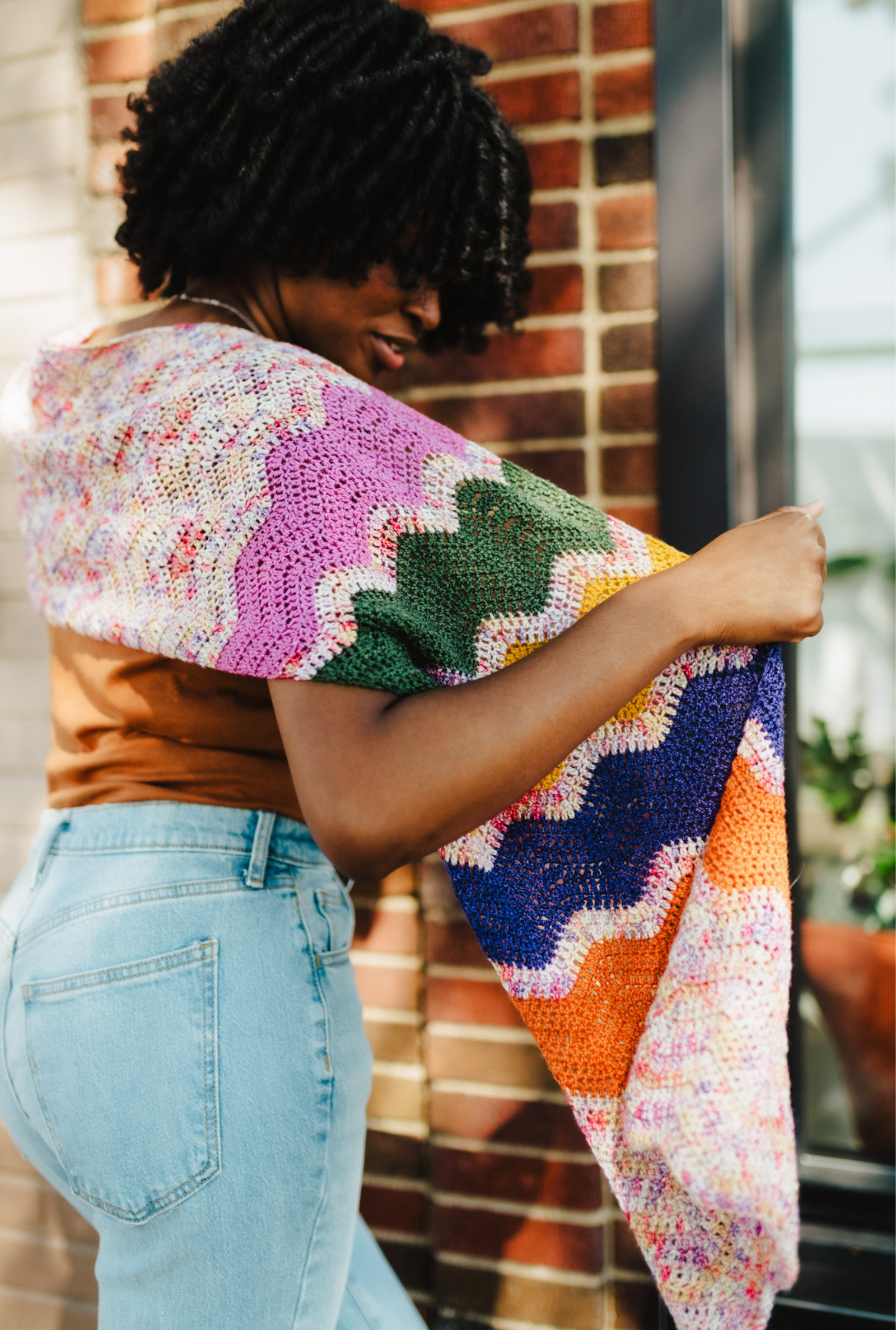 Bouquet Scarf // Crochet PDF Pattern