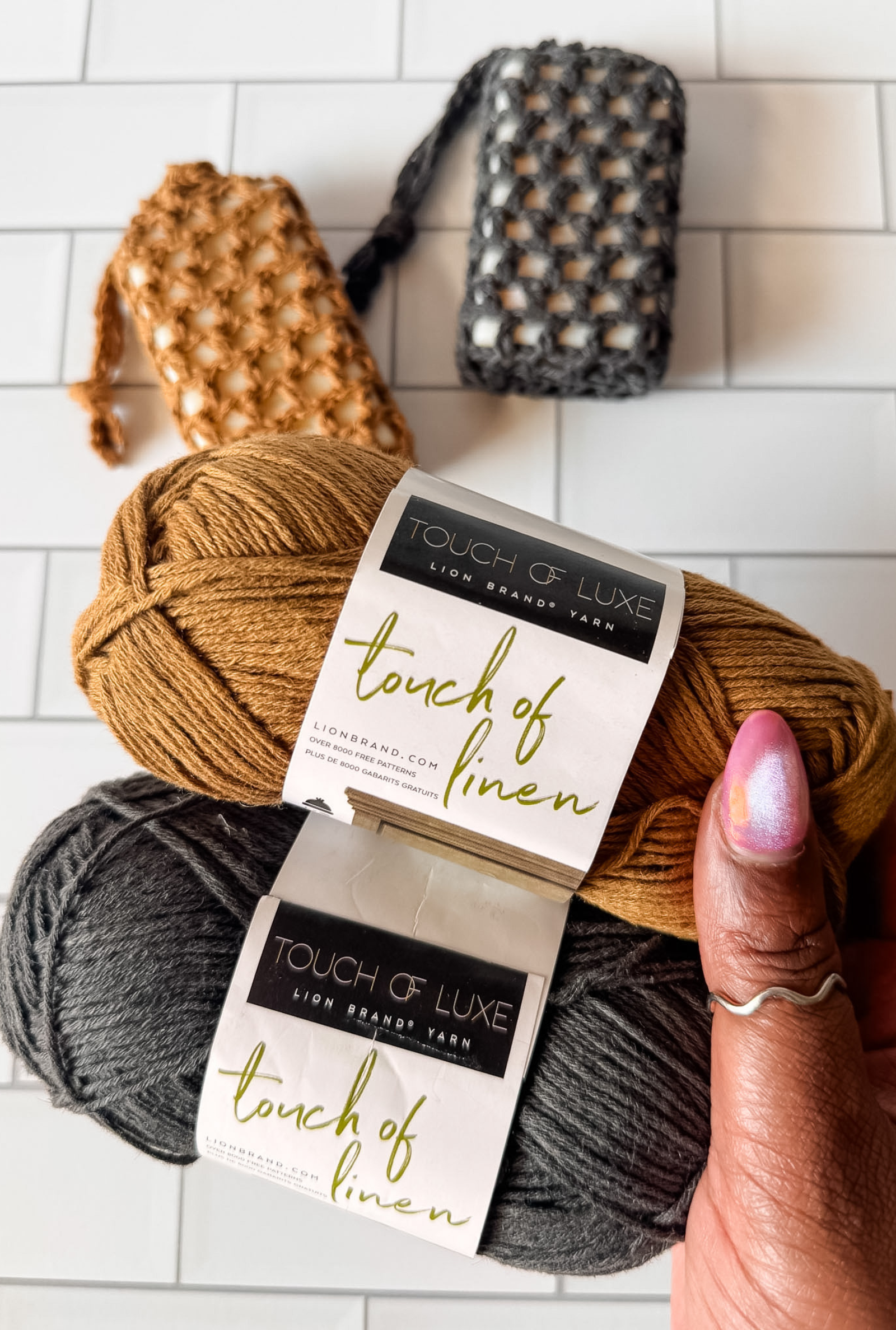 Tunisian & Easy Peasy Soap Savers // Crochet PDF Pattern