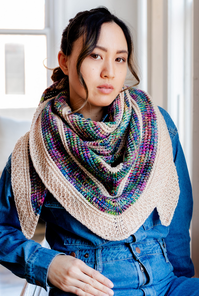 Kiki Shawl + Kiki Lite // Tunsian Crochet PDF Pattern — TL Yarn Crafts