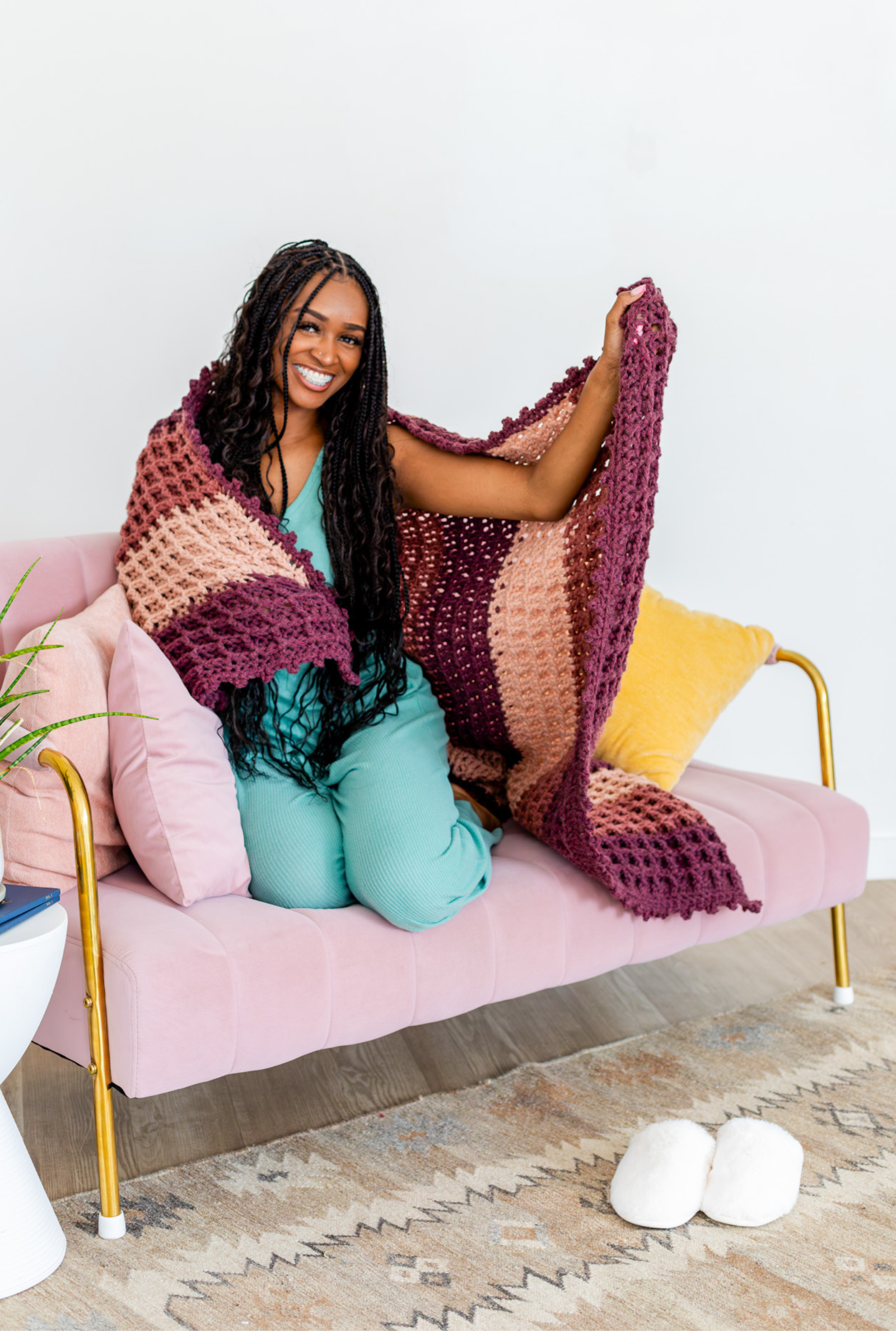 Molly Waffle Blanket // Crochet PDF Pattern