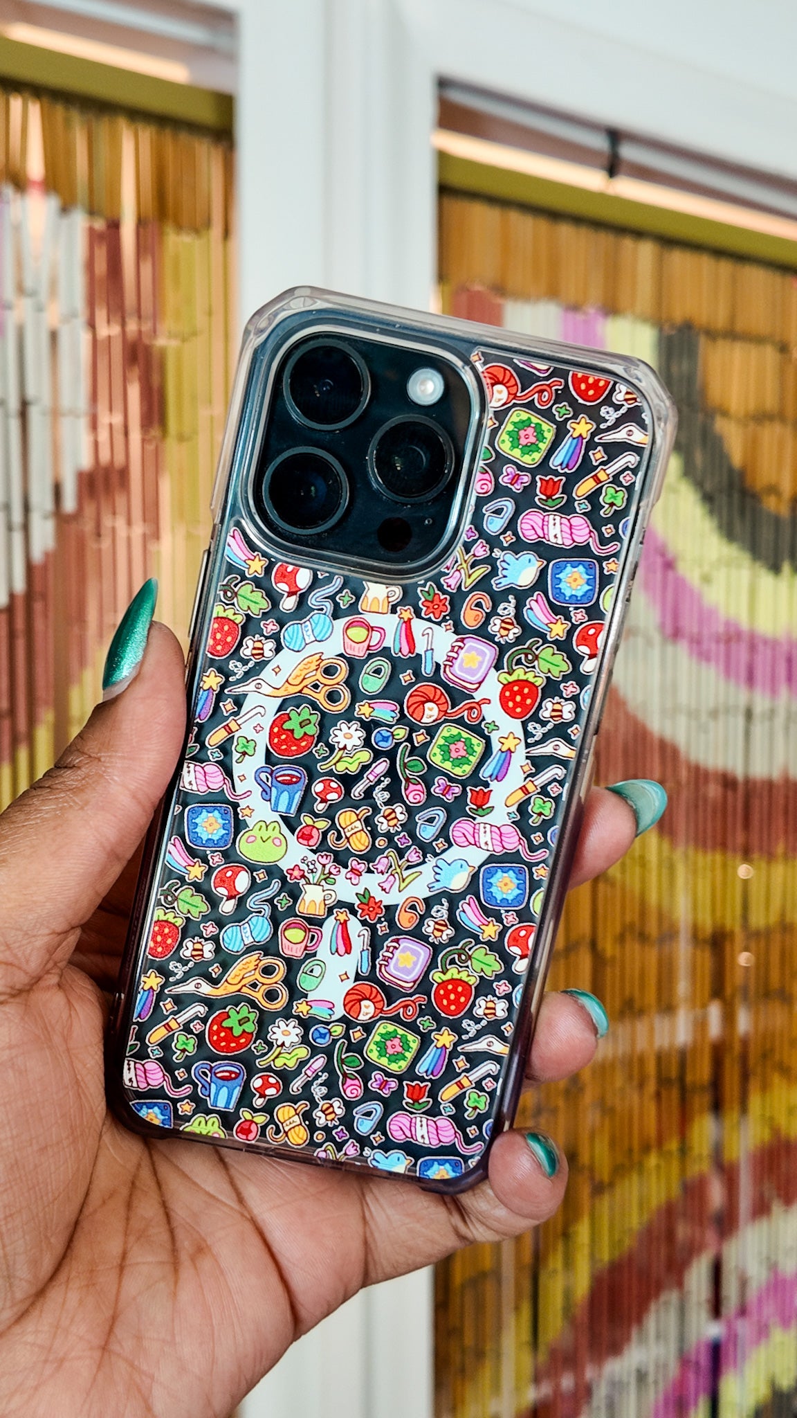 Crochet Collage Clear Case for Samsung®