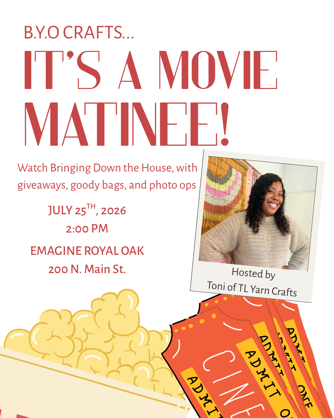 Metro Detroit Crafty Matinee - July 25th