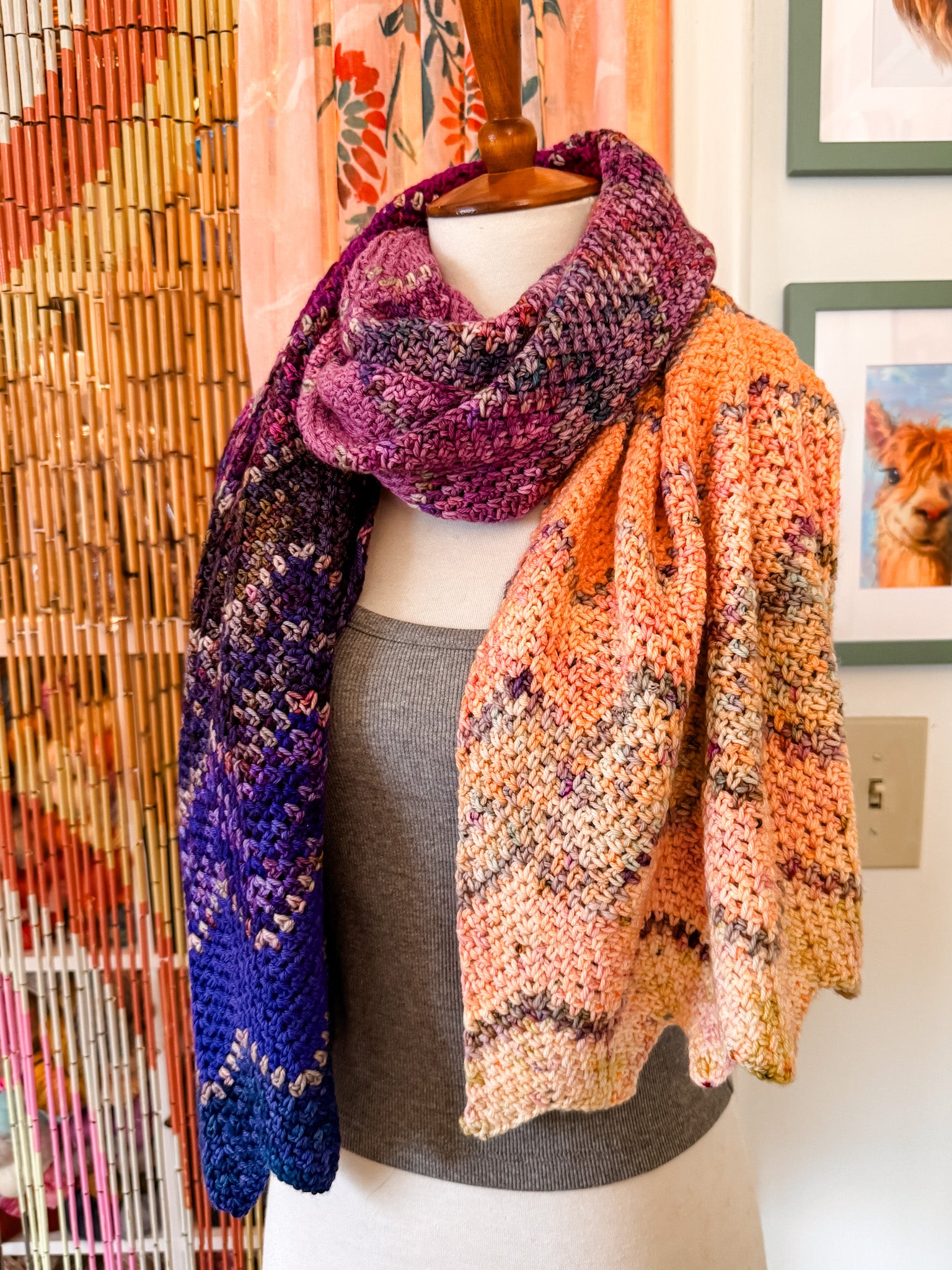 Astral Advent Wrap // Crochet PDF Pattern