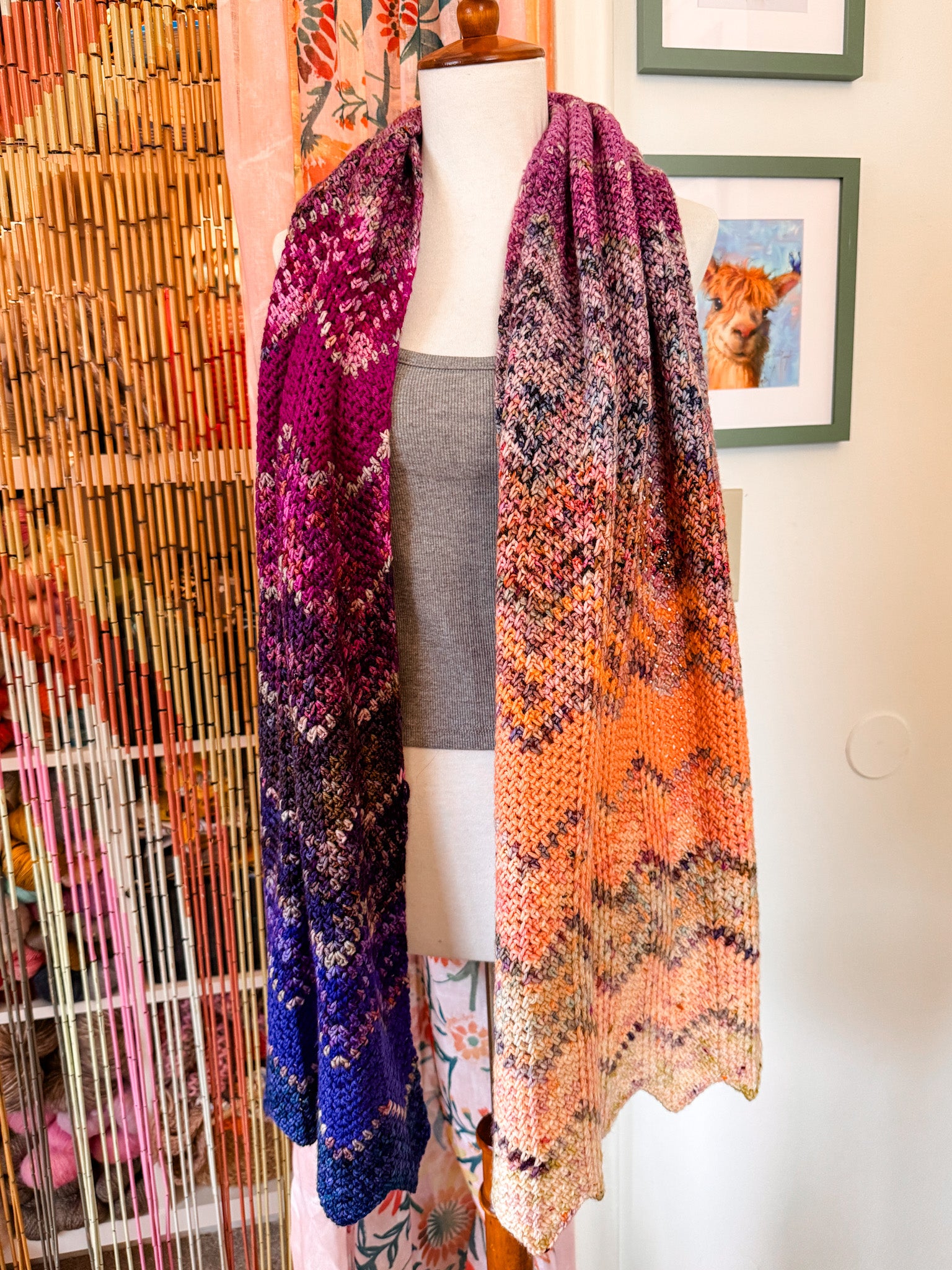 Astral Advent Wrap // Crochet PDF Pattern