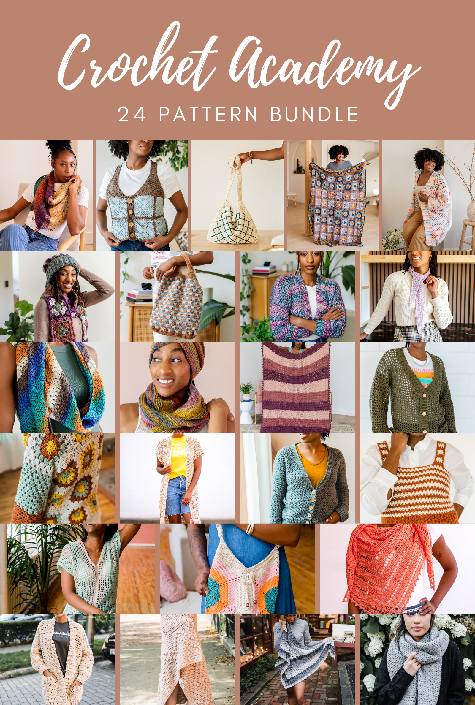Crochet Academy Library, 2021-2026 // Pattern Bundle