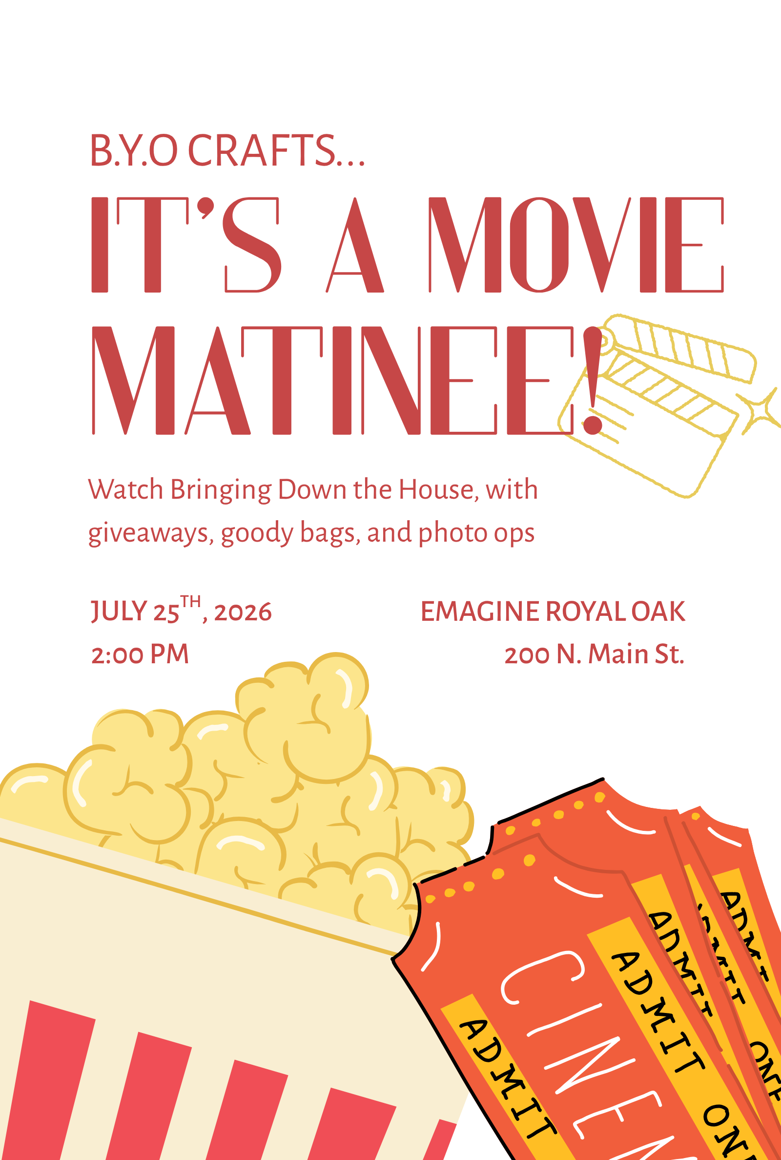 Metro Detroit Crafty Matinee - July 25th
