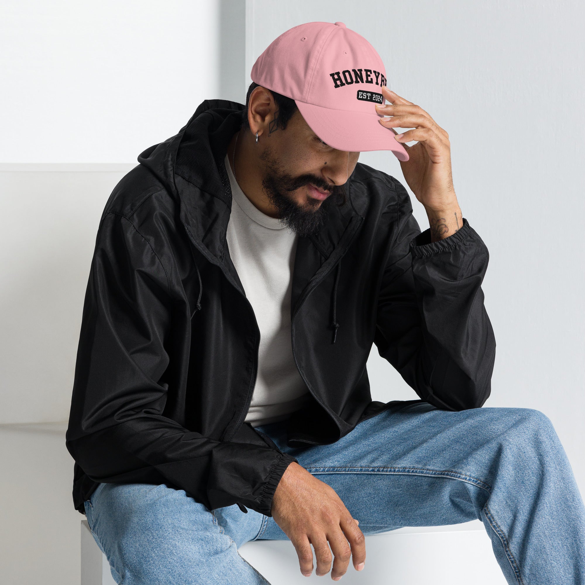 YHC Dad Hat, Black Graphic