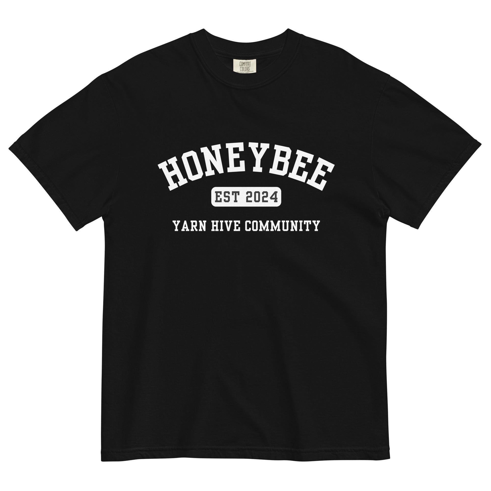 Honeybee Tee, White Graphic