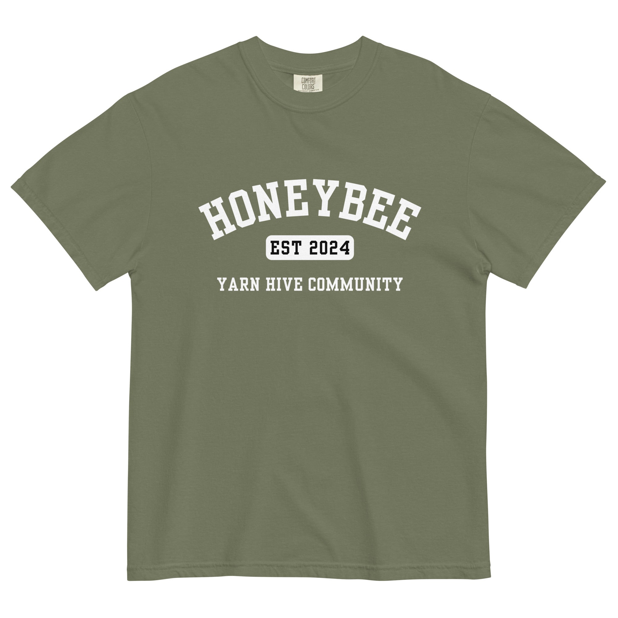 Honeybee Tee, White Graphic