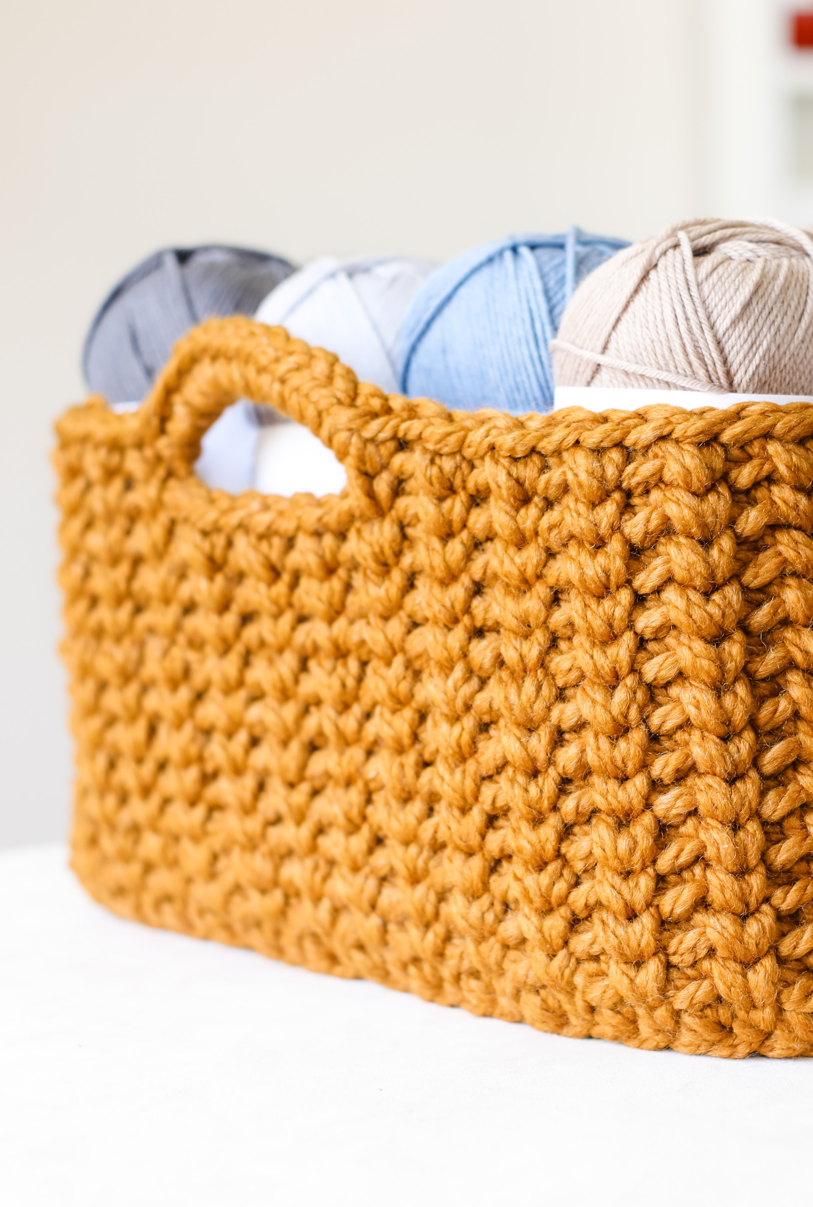 Jessie Stash Basket // Crochet PDF Pattern
