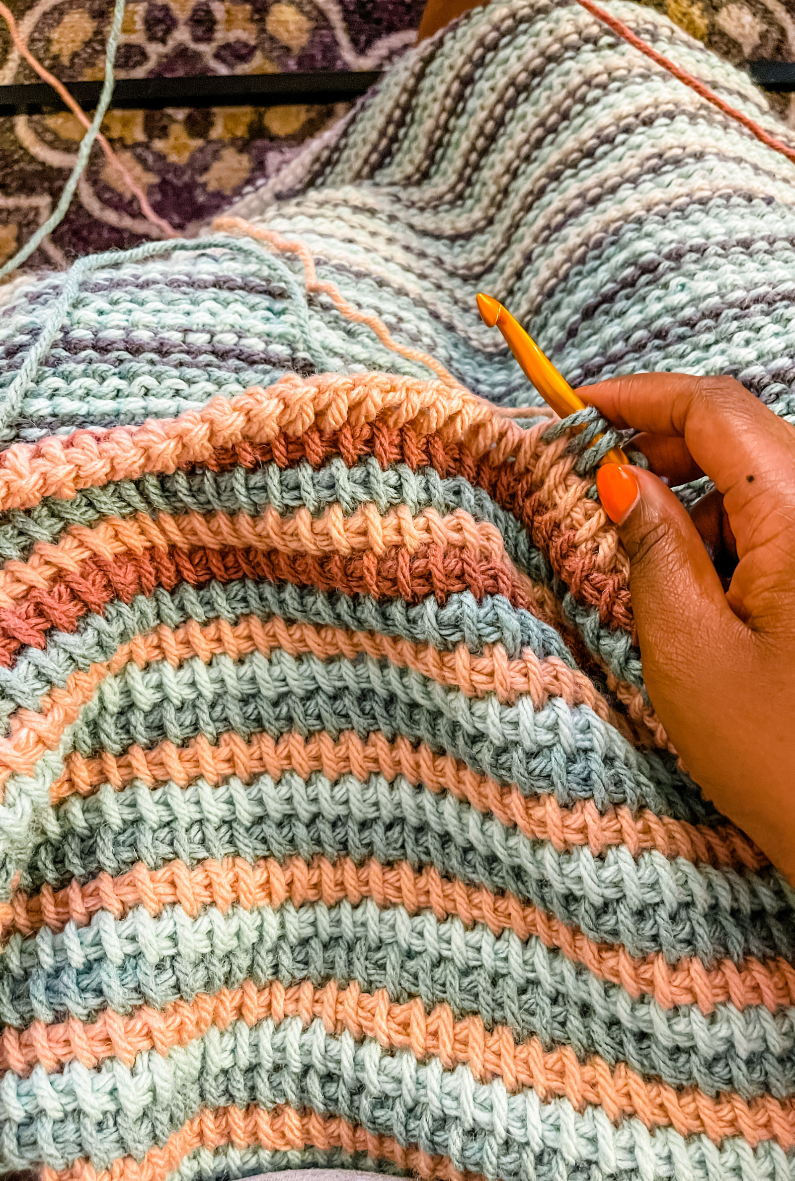 Amber Afghan // Crochet PDF Pattern
