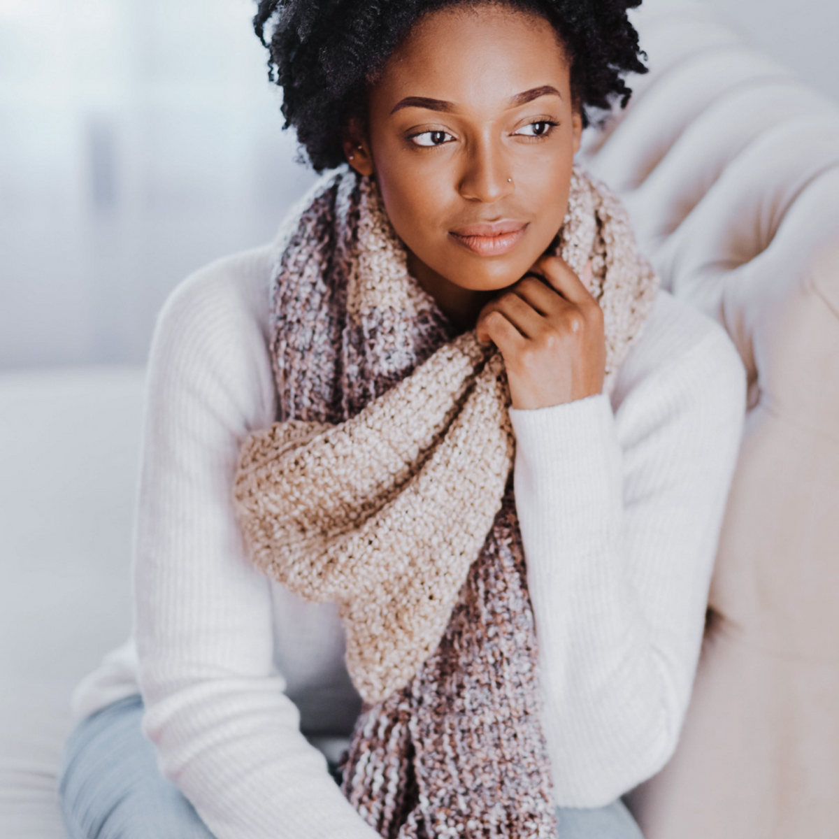 Bobbi Fringe Scarf // Crochet PDF Pattern — TL Yarn Crafts