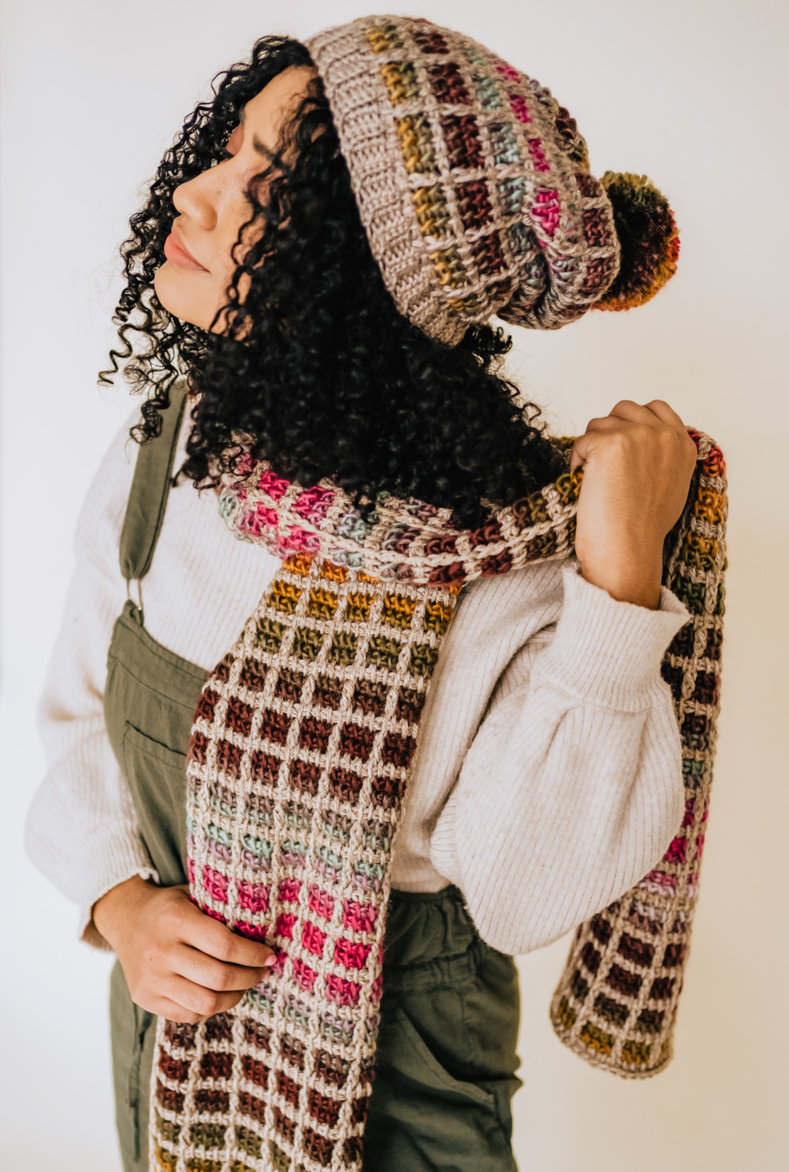 Mesa Hat and Scarf // Crochet PDF Pattern