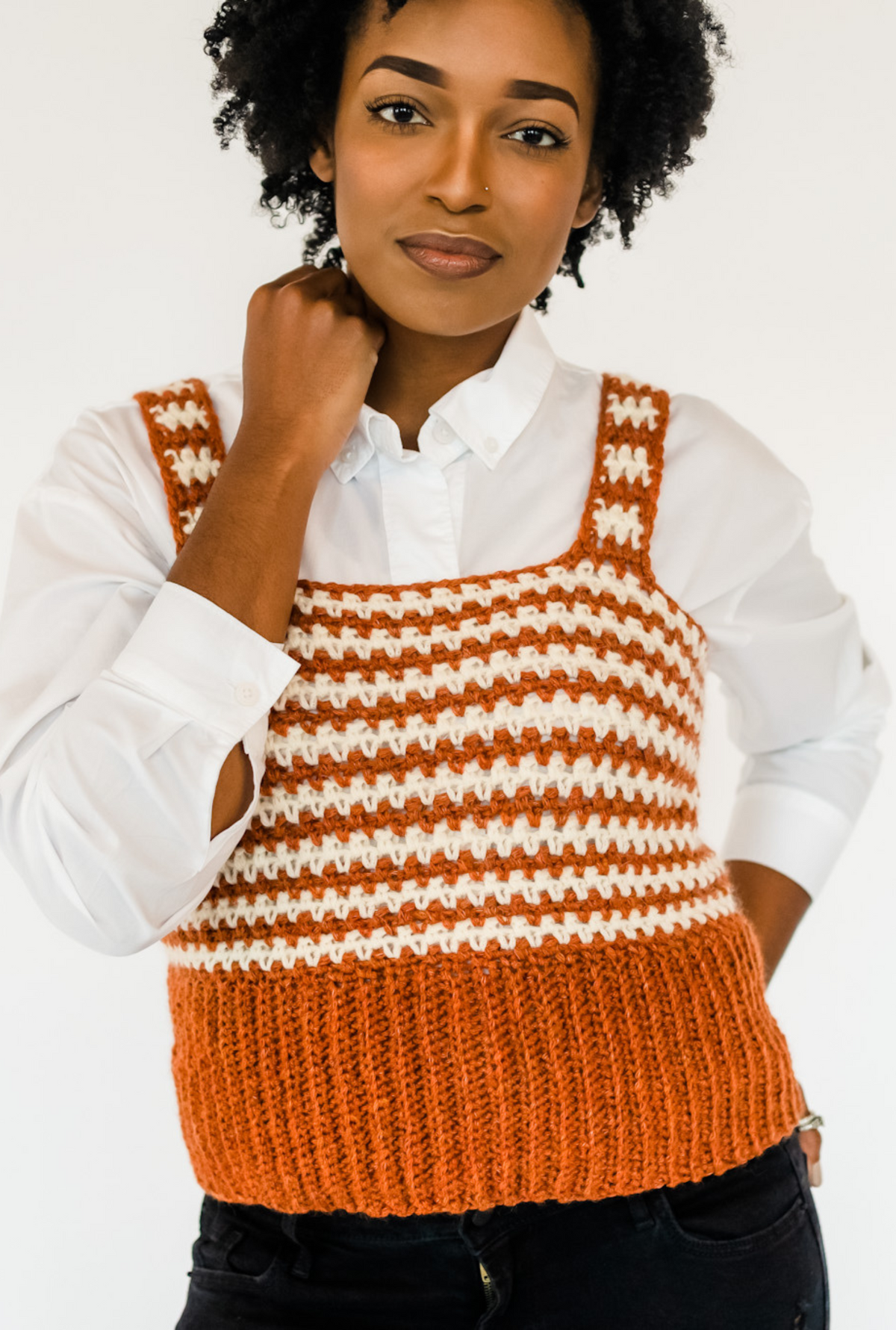 Maya Striped Tank // Crochet PDF Pattern — TL Yarn Crafts