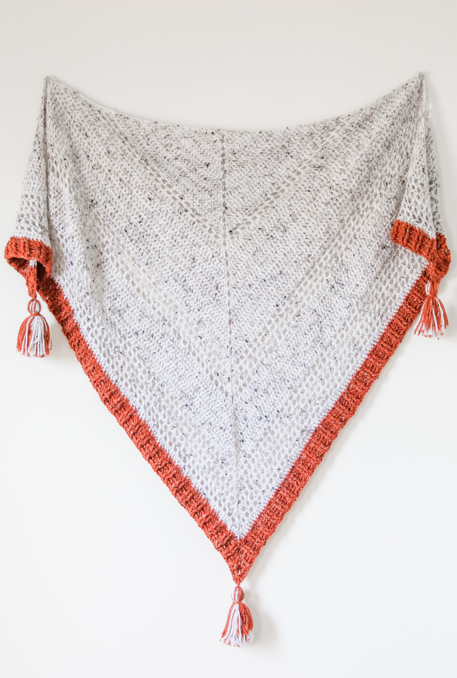 Hayride Triangle Scarf // Crochet PDF Pattern