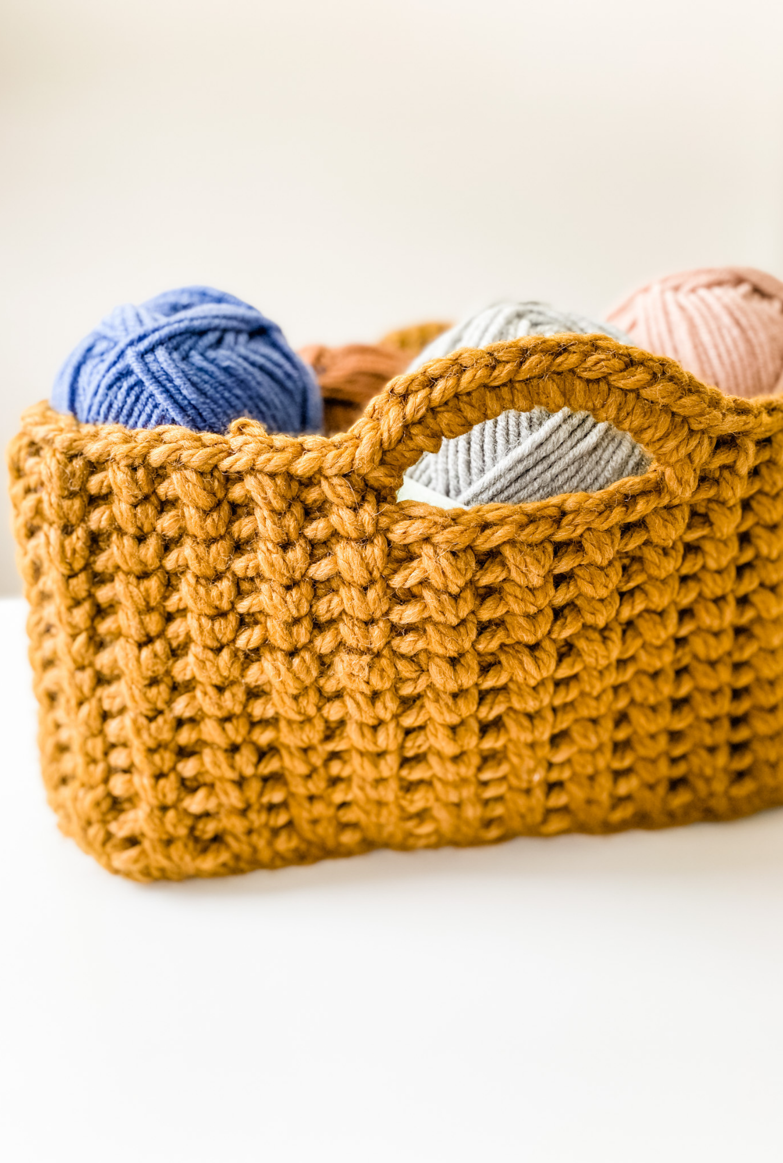 Jessie Stash Basket // Crochet PDF Pattern