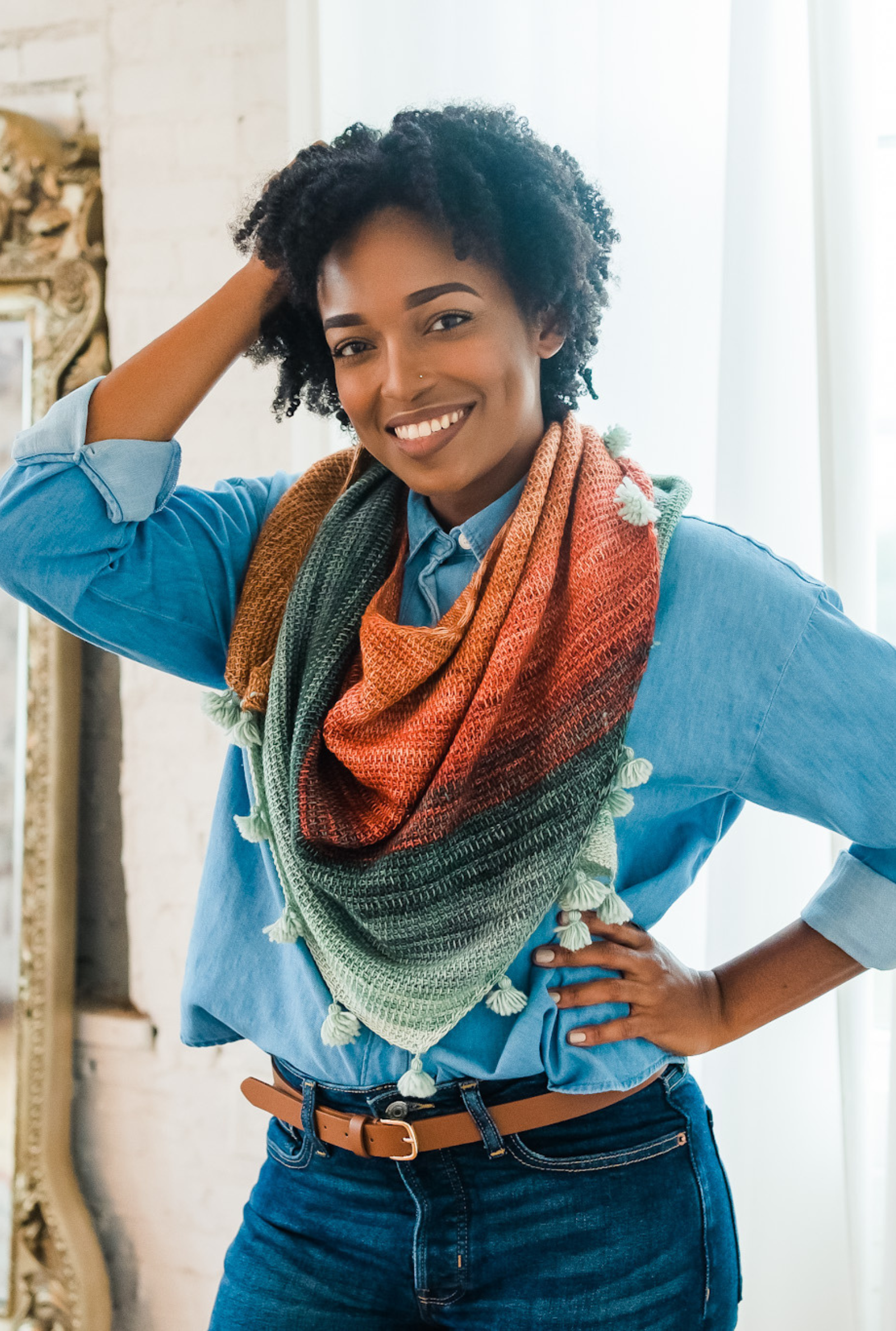 Rancher Shawl // Crochet PDF Pattern