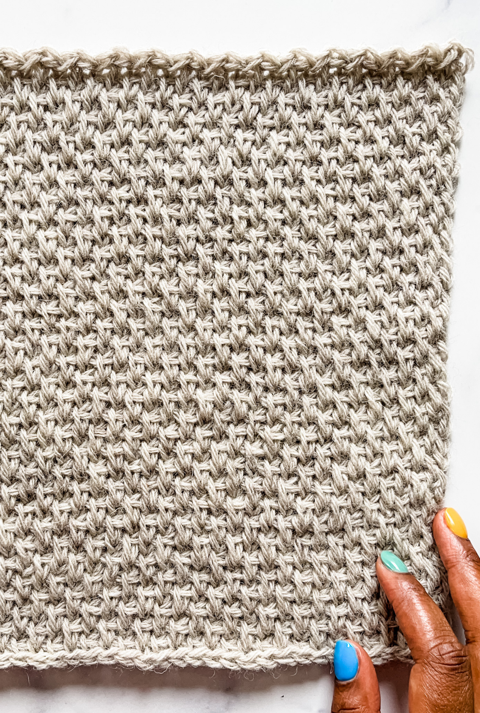 Crochet Chill Square - Tunisian Blanket CAL 2021