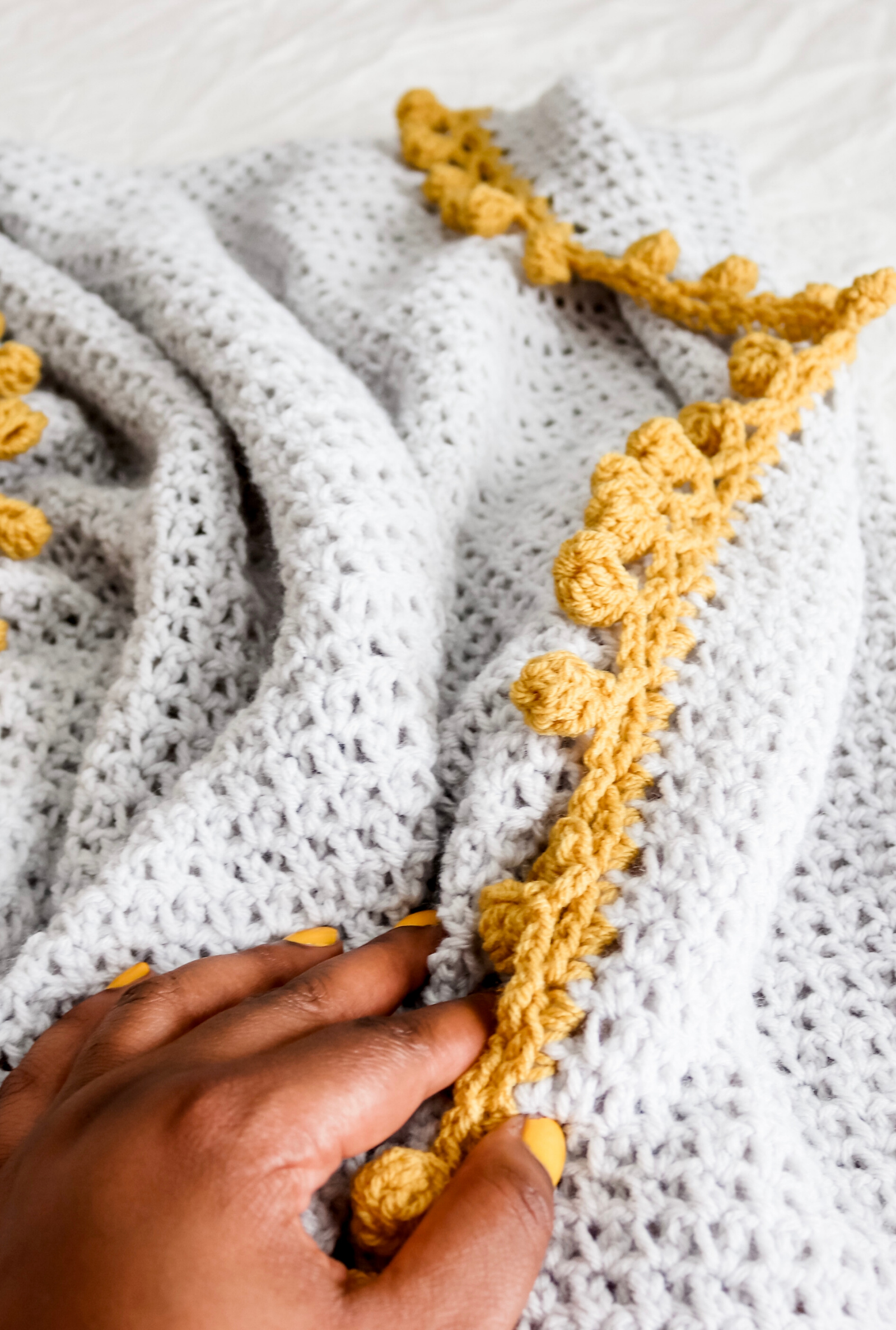 Bright Side Blanket // Crochet PDF Pattern