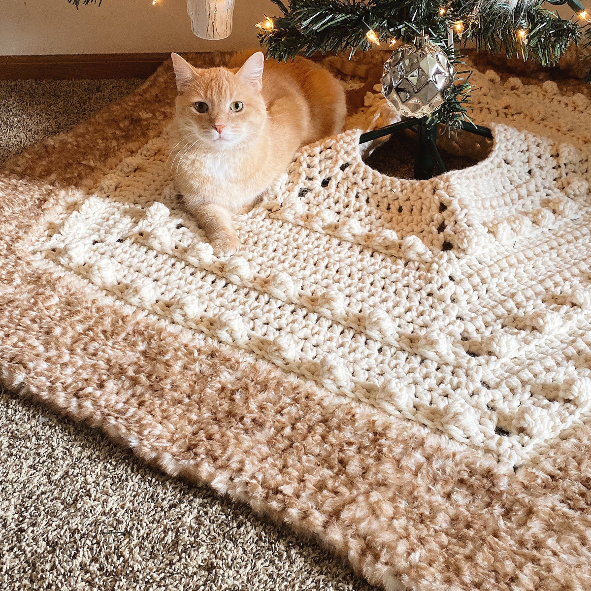 Solstice Tree Skirt // Crochet PDF Pattern — TL Yarn Crafts