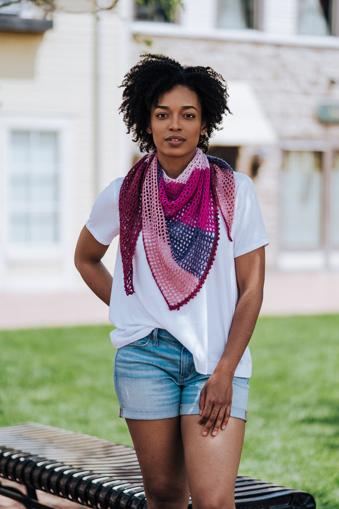 Carillon Shawl // Crochet PDF Pattern — TL Yarn Crafts