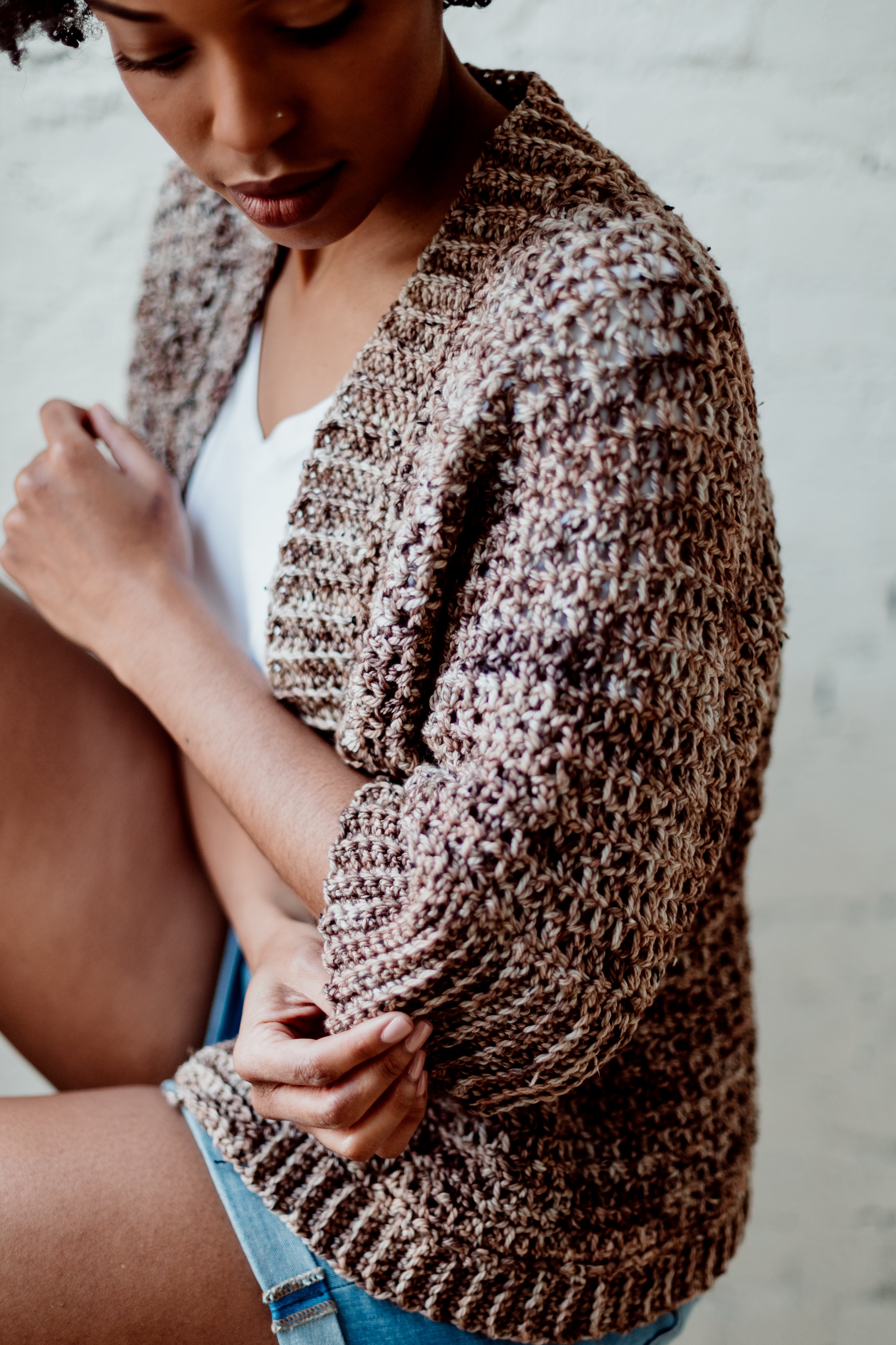 トップス WIRROW TAPE YARN KNIT CARDIGAN 41A4Pfzcf0L.