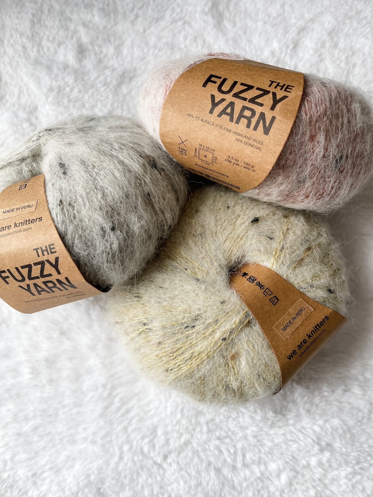 The Fuzzy Yarn (WAK) De-Stash Lot 4
