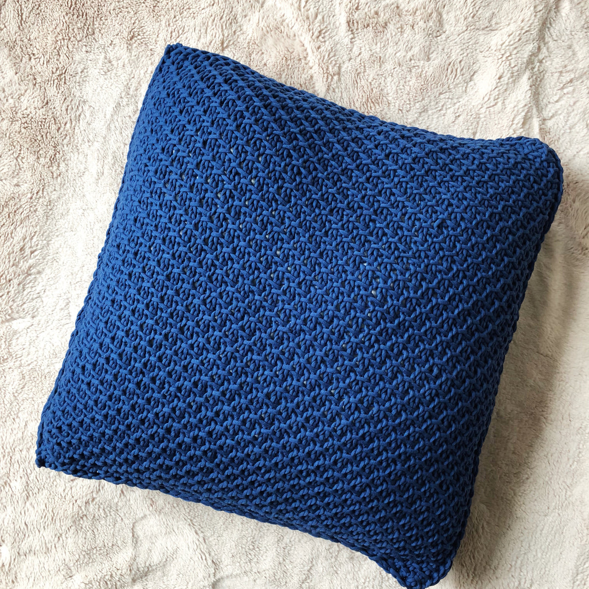 Log Cabin Throw Pillow // Tunisian Crochet PDF Pattern — TL Yarn