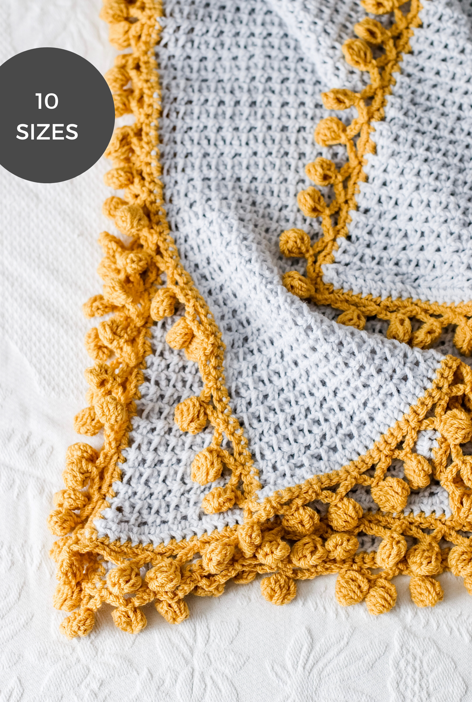 Bright Side Blanket // Crochet PDF Pattern