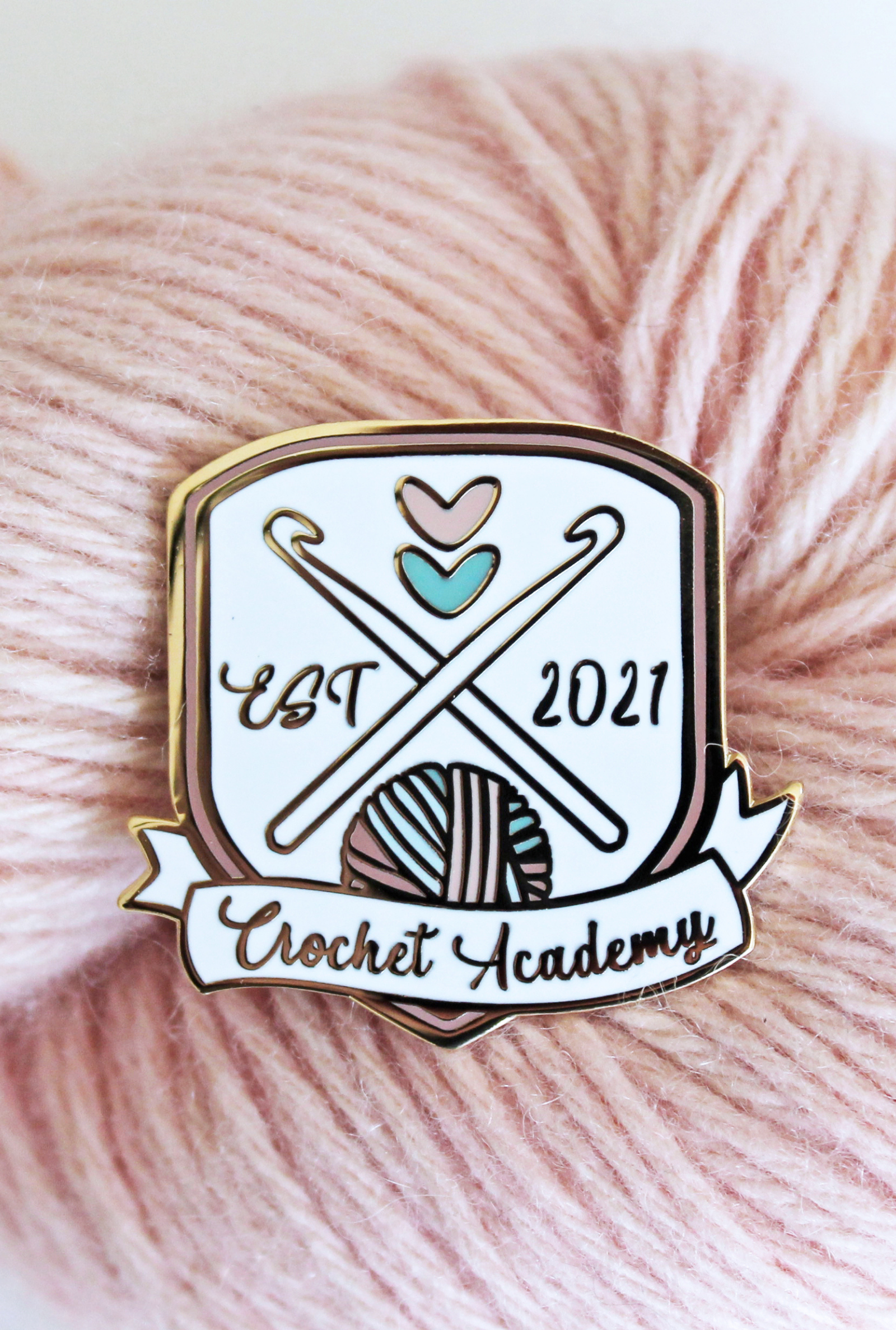 Crochet Academy 2021 Enamel Pin