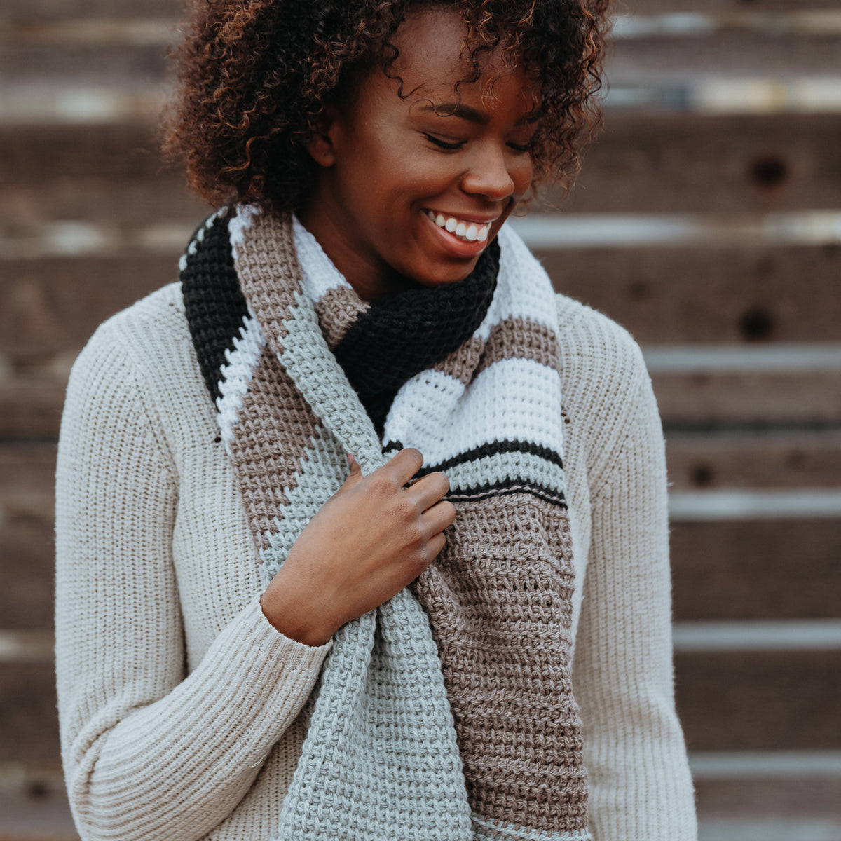 Upstate Scarf // Tunisian Crochet PDF Pattern — TL Yarn Crafts