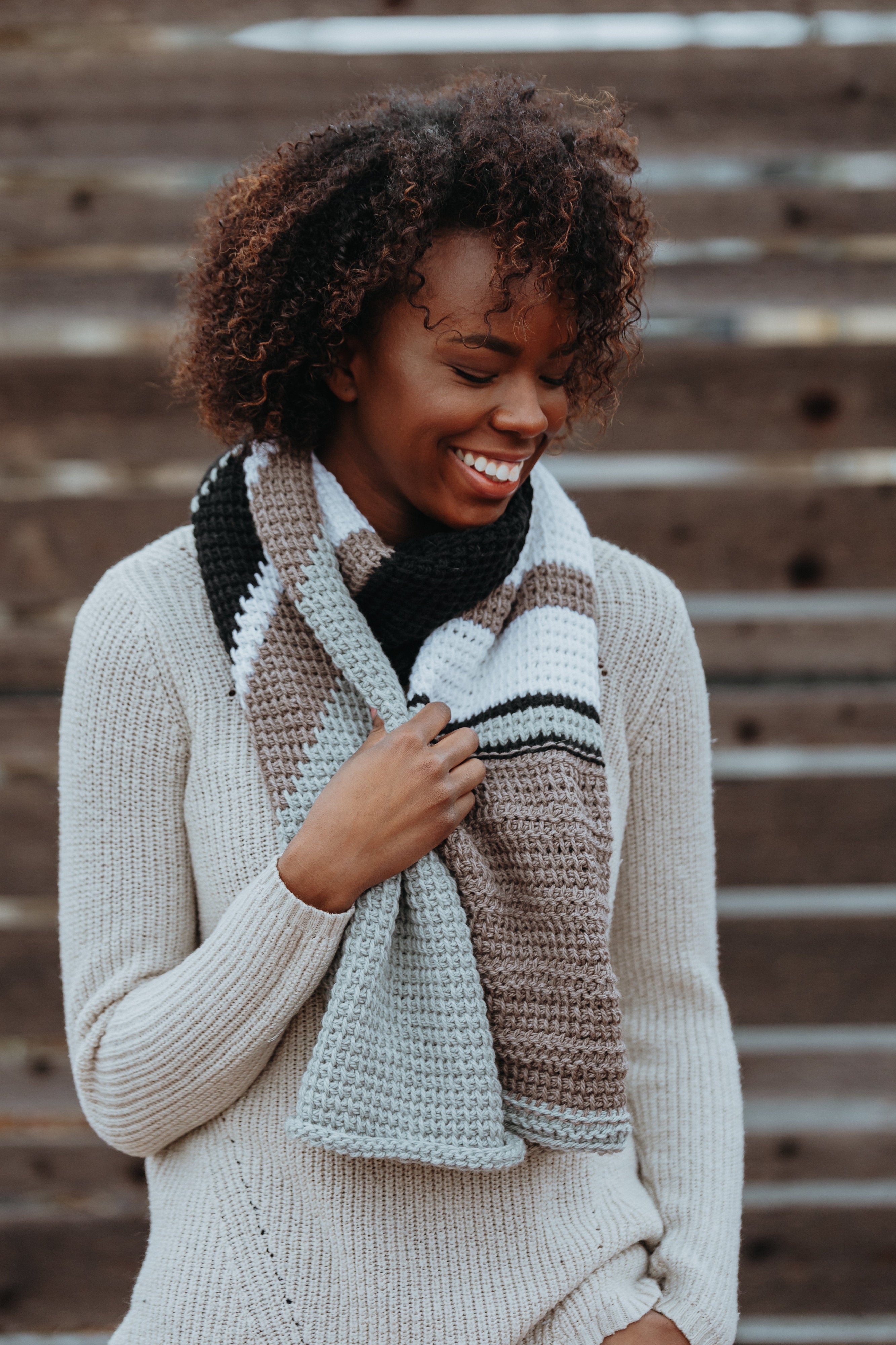 Upstate Scarf // Tunisian Crochet PDF Pattern