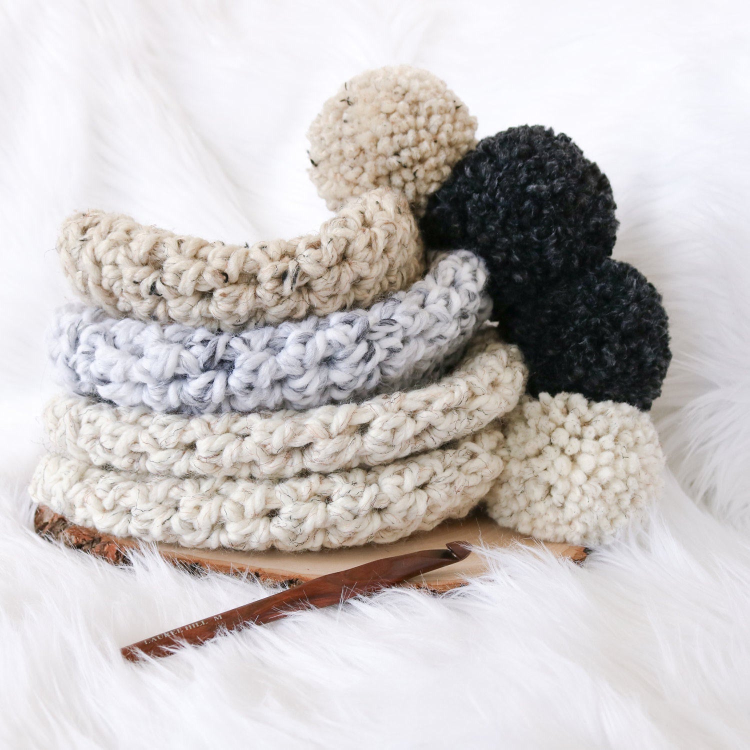 Trenta Pom Beanie // Crochet Pattern