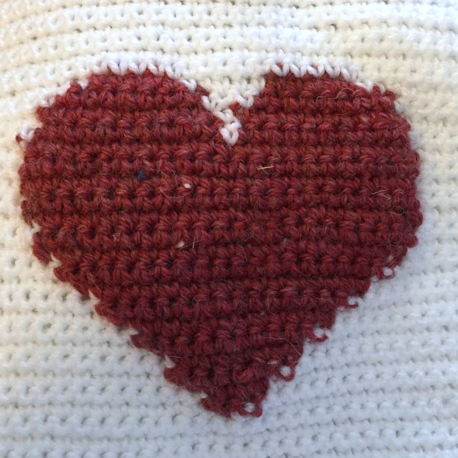 Jovial Hearts Crochet Pillow // Crochet PDF Pattern